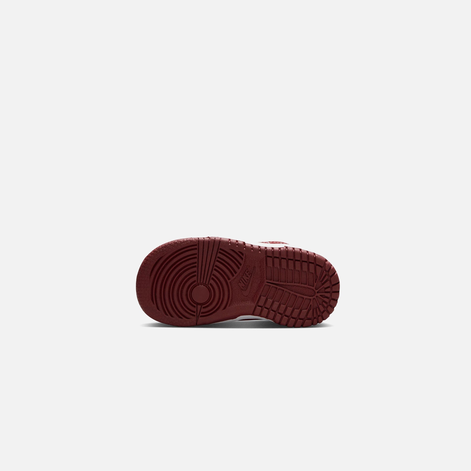 Nike TD Dunk Low - White / Redwood / Gym Red - view 7
