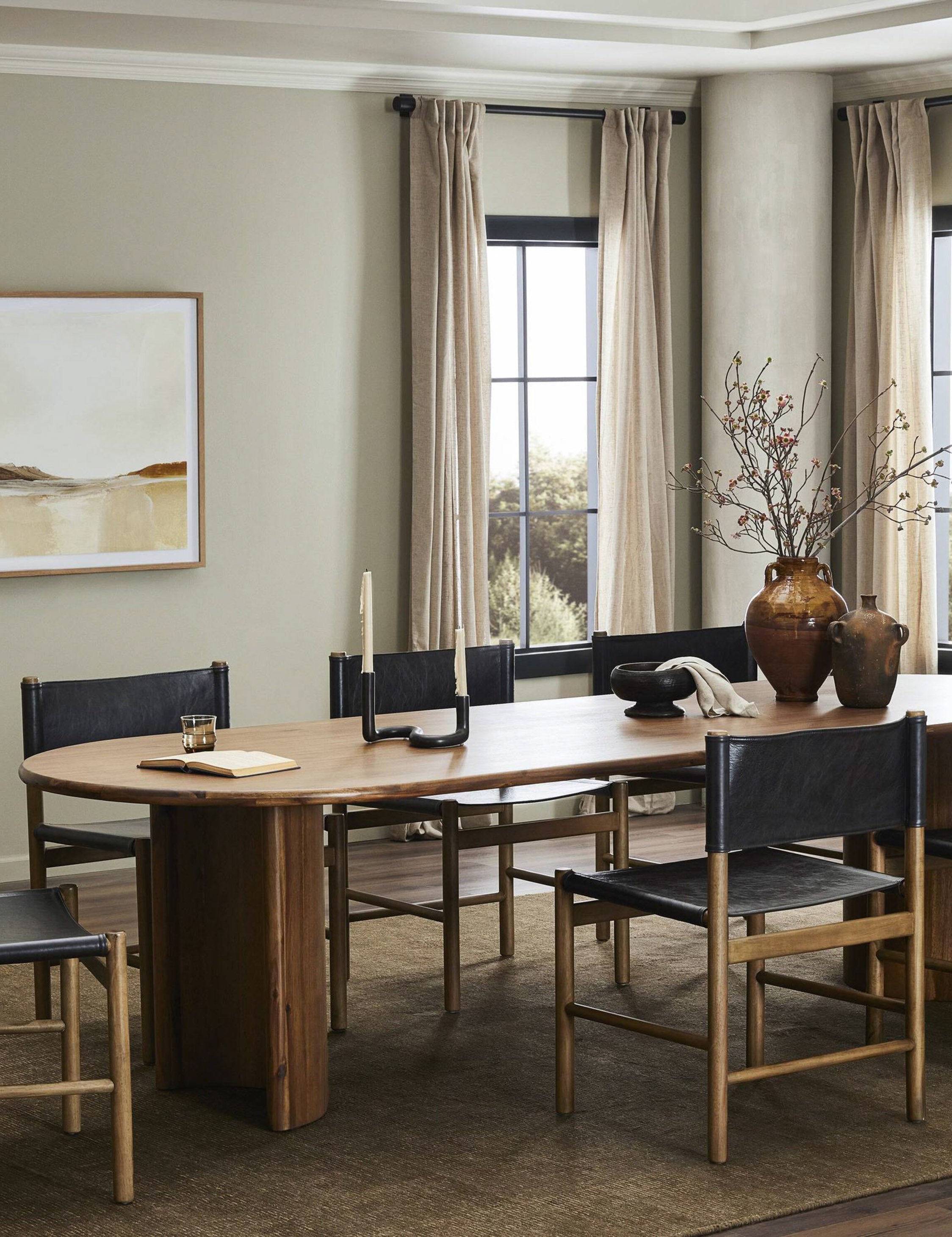 Lulu and Georgia Gilda Oval Dining Table - view 9