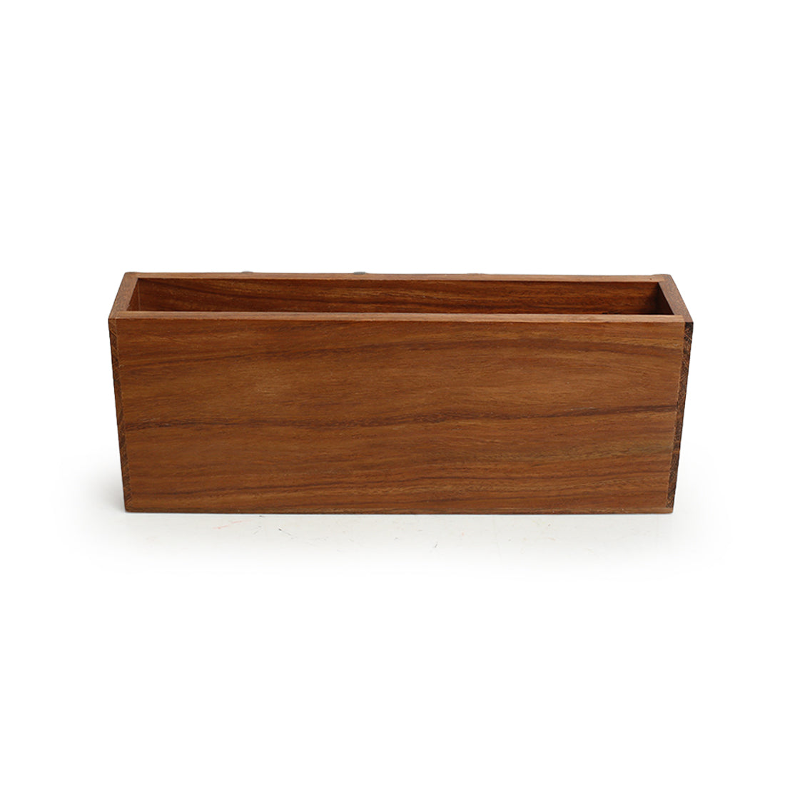 EXCLUSIVELANE 'Arabian Art' Hand-Carved Table Stationery Organiser In Sheesham Wood - view 5