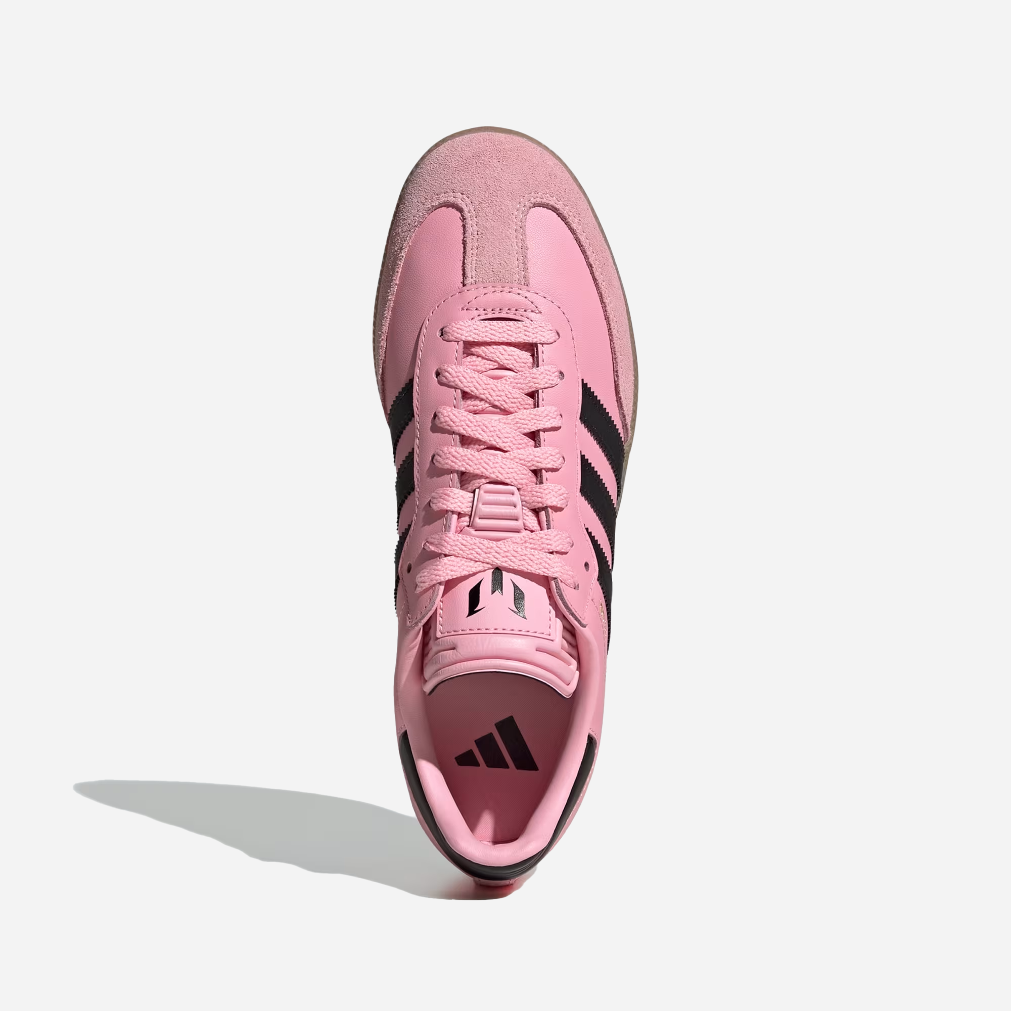 Adidas Samba Messi Indoor Soccer Shoes Light Pink / Core Black / Gum - view 2