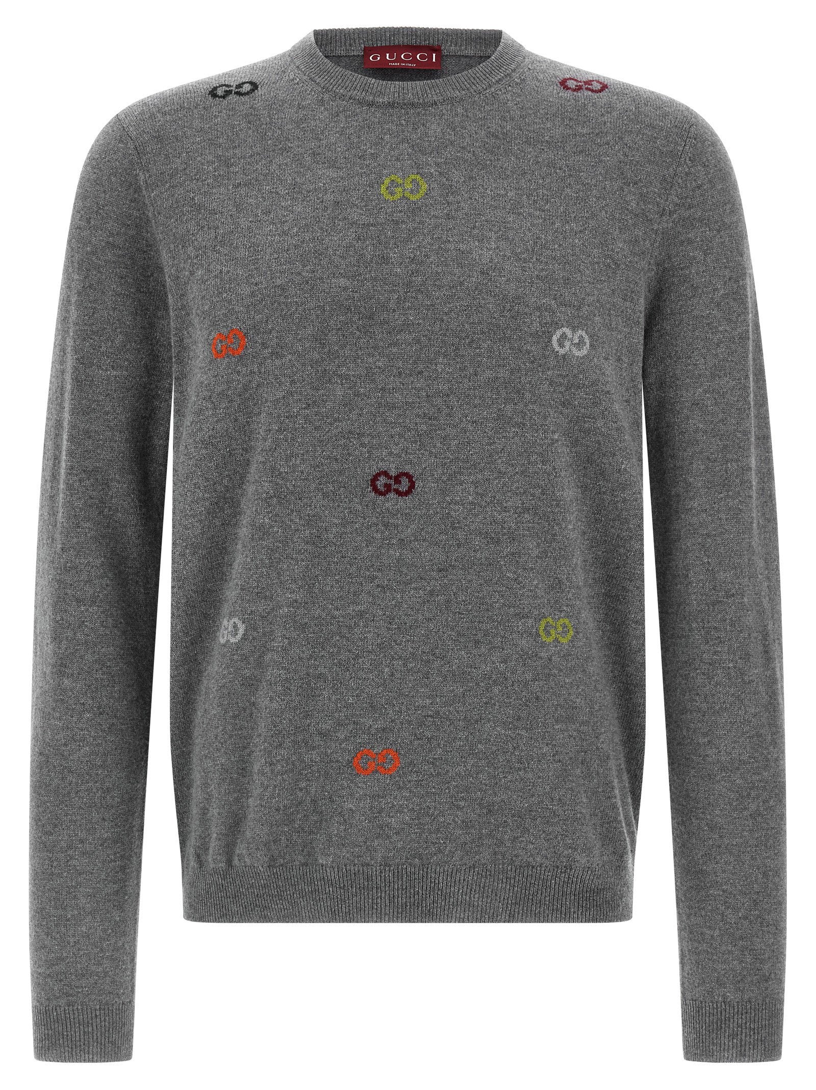 Gucci Gg Intarsia Sweater – 100% cashmere