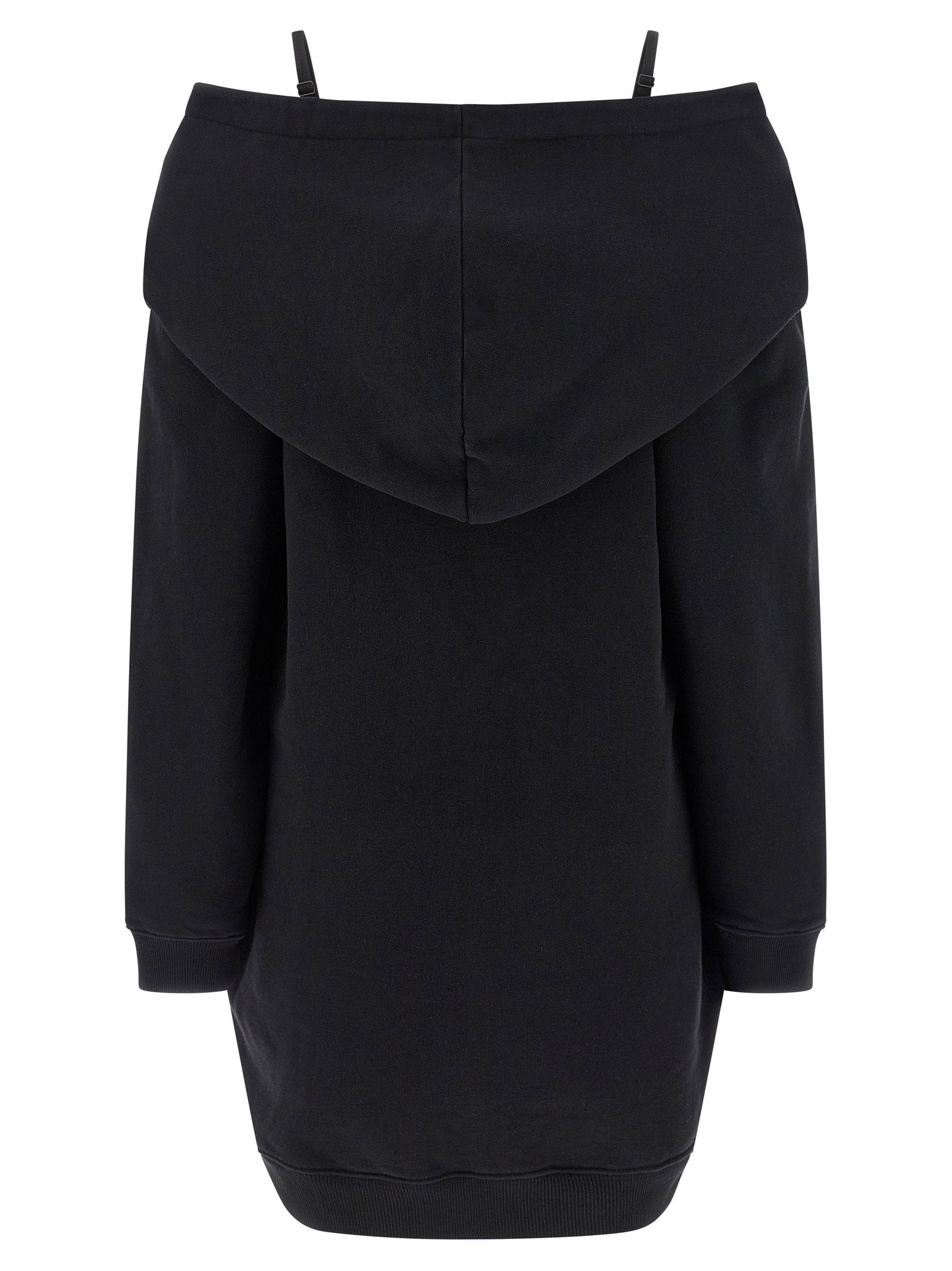 Mm6 Maison Margiela Off-shoulder Hooded Dress - view 2
