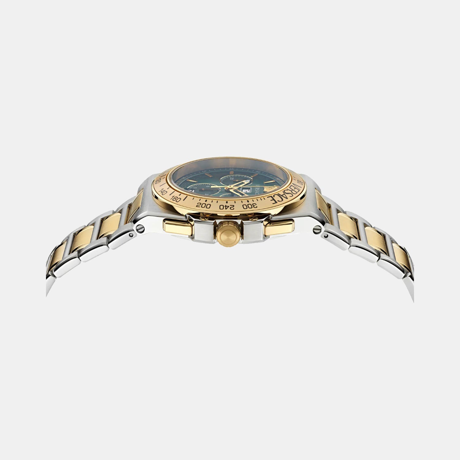 Versace Greca Men Quartz Green Dial Chronograph Stainless Steel Watch VE7H00523 - view 2
