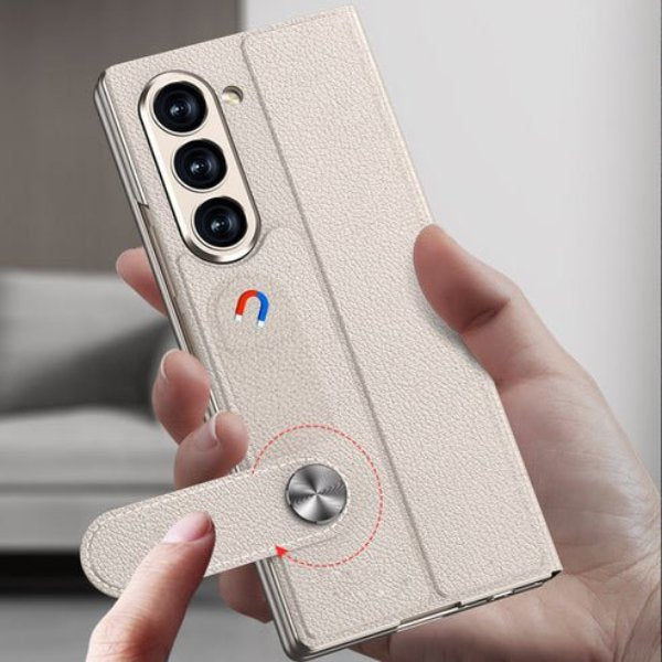 Million Cases Galaxy Z Fold6 Rich Luxe Corporate Leather Case - view 9