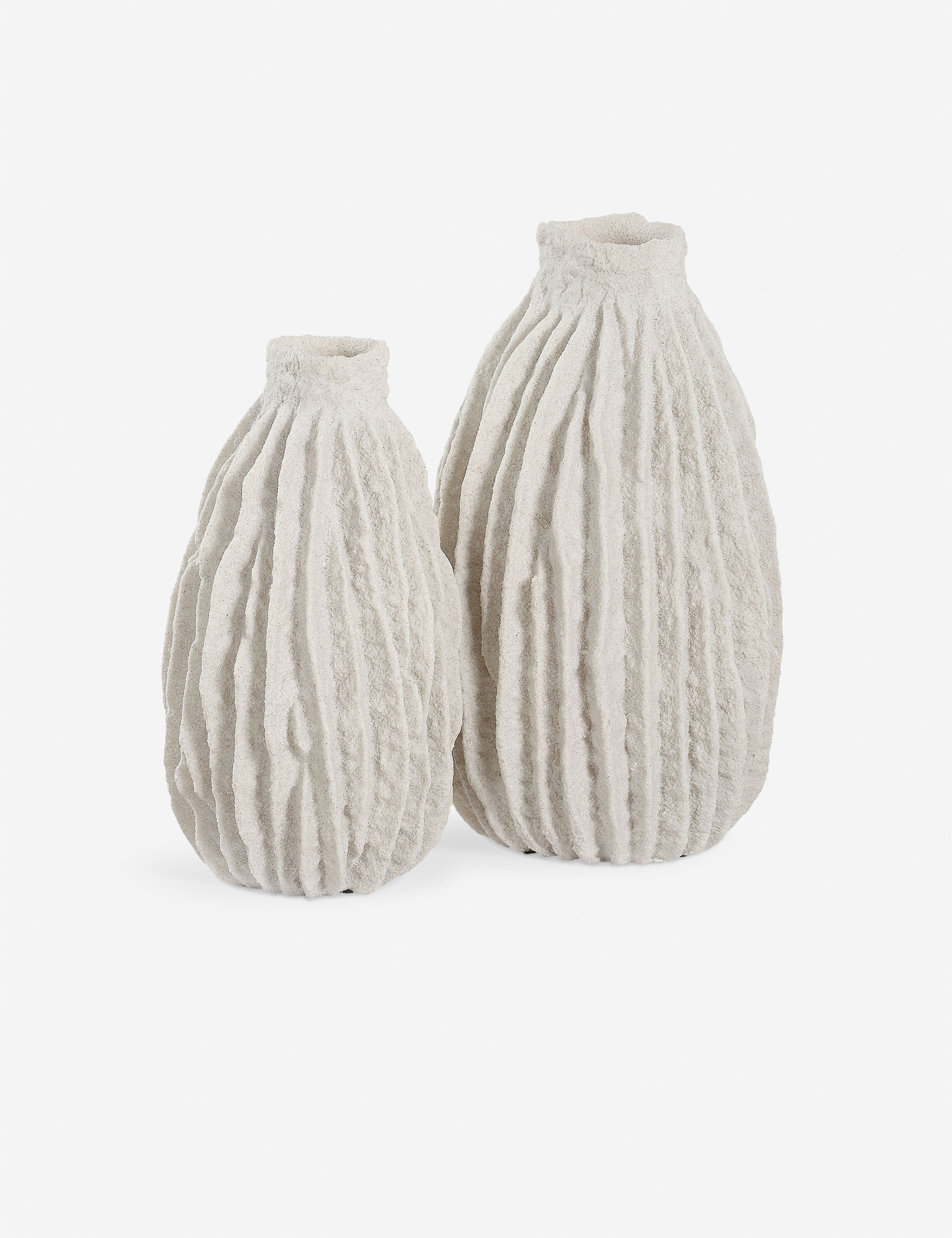 Marielos vases set – Lulu and Georgia Marielos Vases (Set of 2) – White