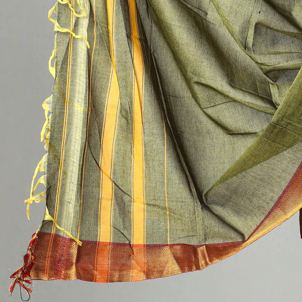 SOUTH KARGHA Green - 3pc Cotton Dharwad Dress Material 39 - view 4