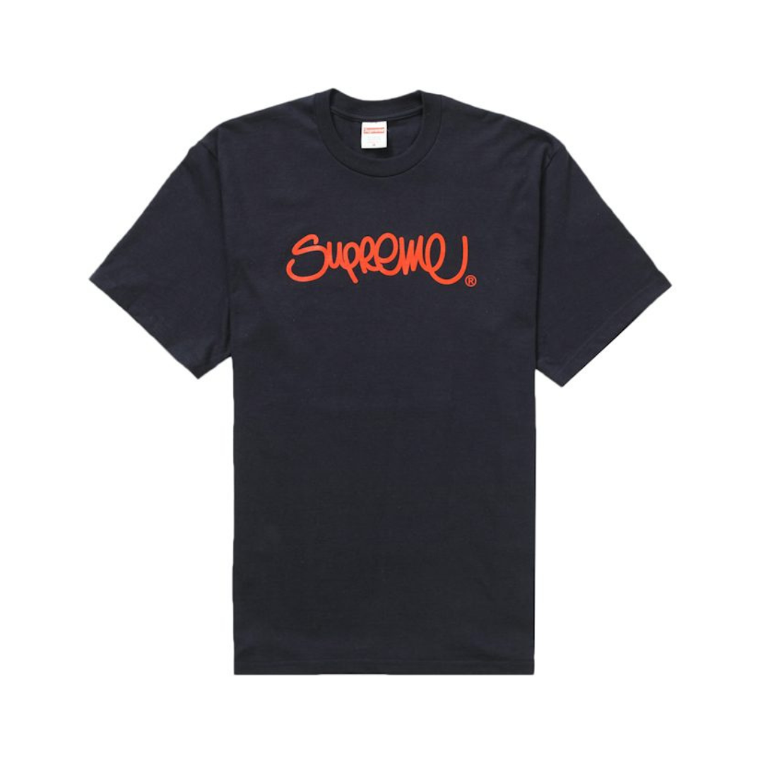 My Store Supreme Hand Style Navy Tee