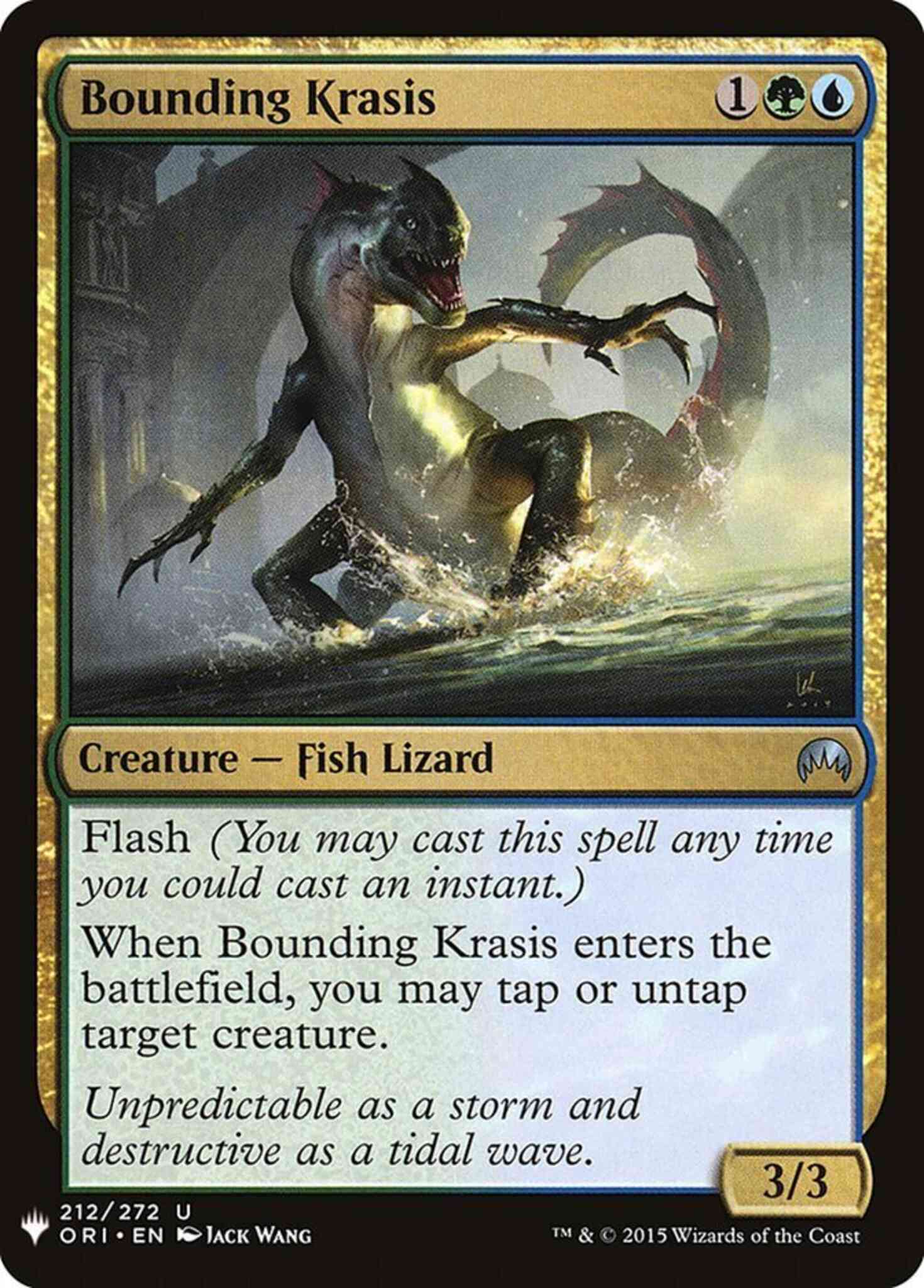 Bounding krasis ori-212 – Magic Bounding Krasis [ORI-212] [The List] [Non-Foil]