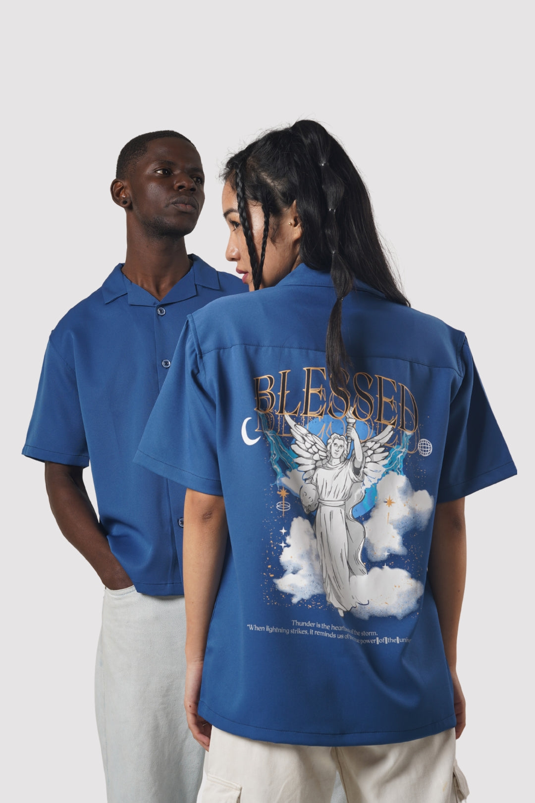 Cerise Clothing Wings Of Grace Bowling Shirt - view 4
