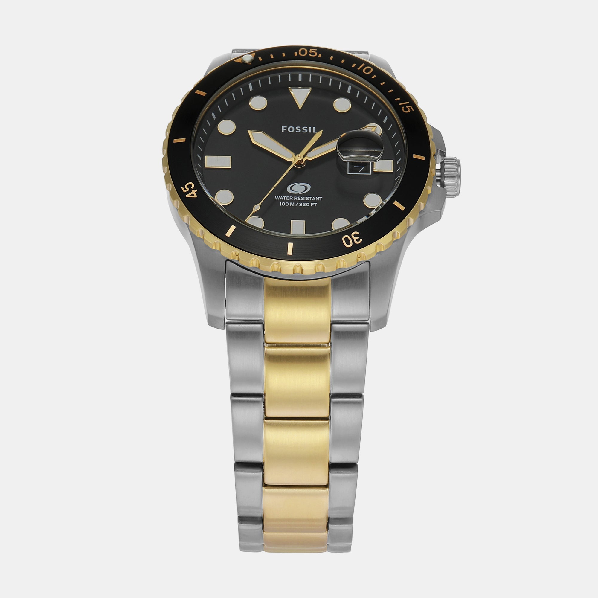 Fossil Blue Dive Men Quartz Black Dial Analog Stainless Steel Watch FS6031 - view 2