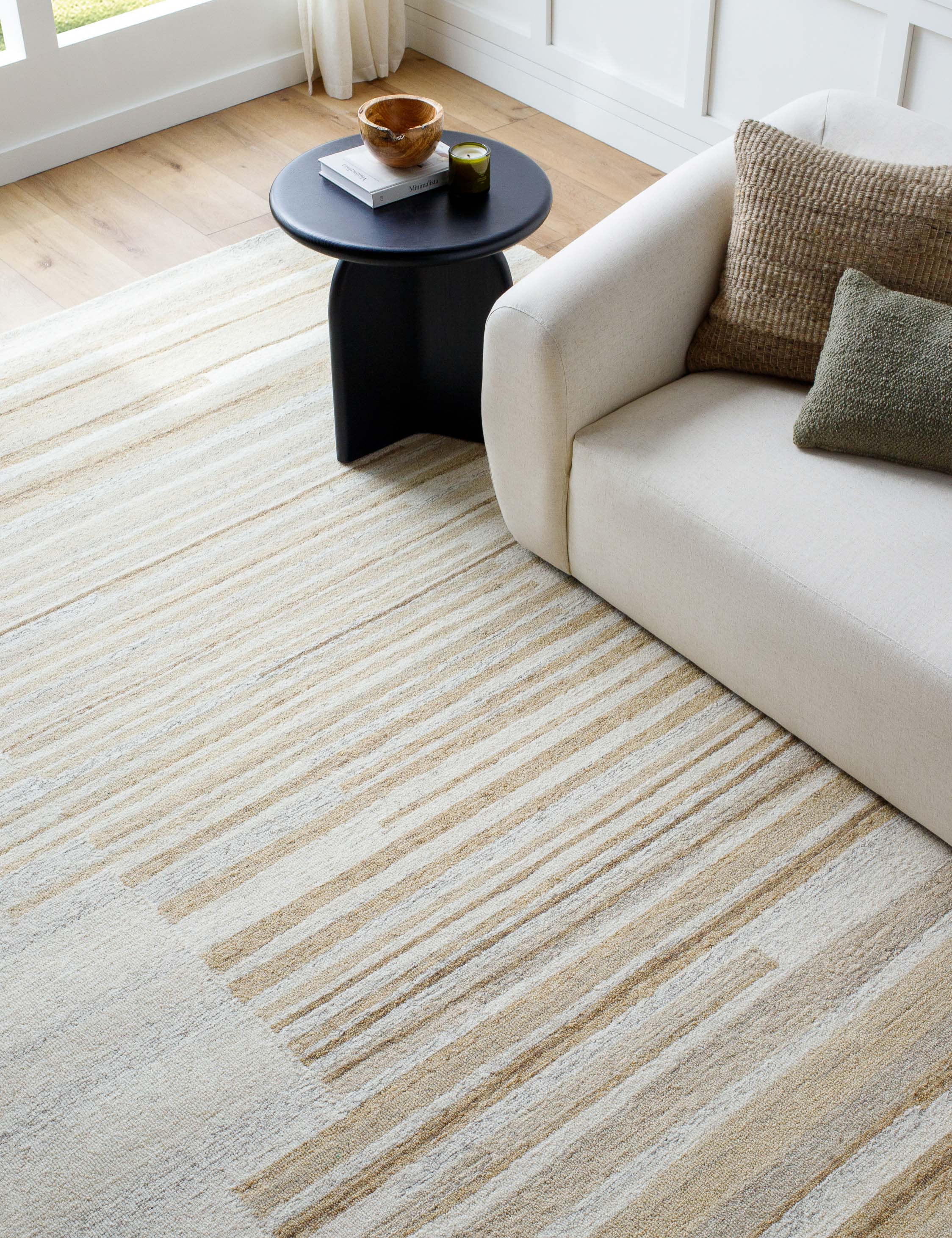 Lulu and Georgia Oshman Hand-Tufted Wool Morrocan Style Rug - view 3