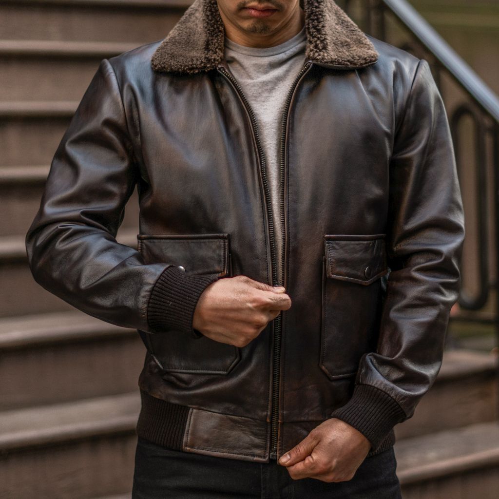 Thursday Boots - Seconds - Men's Jackets [S] Flight Jacket | Black Coffee - view 2