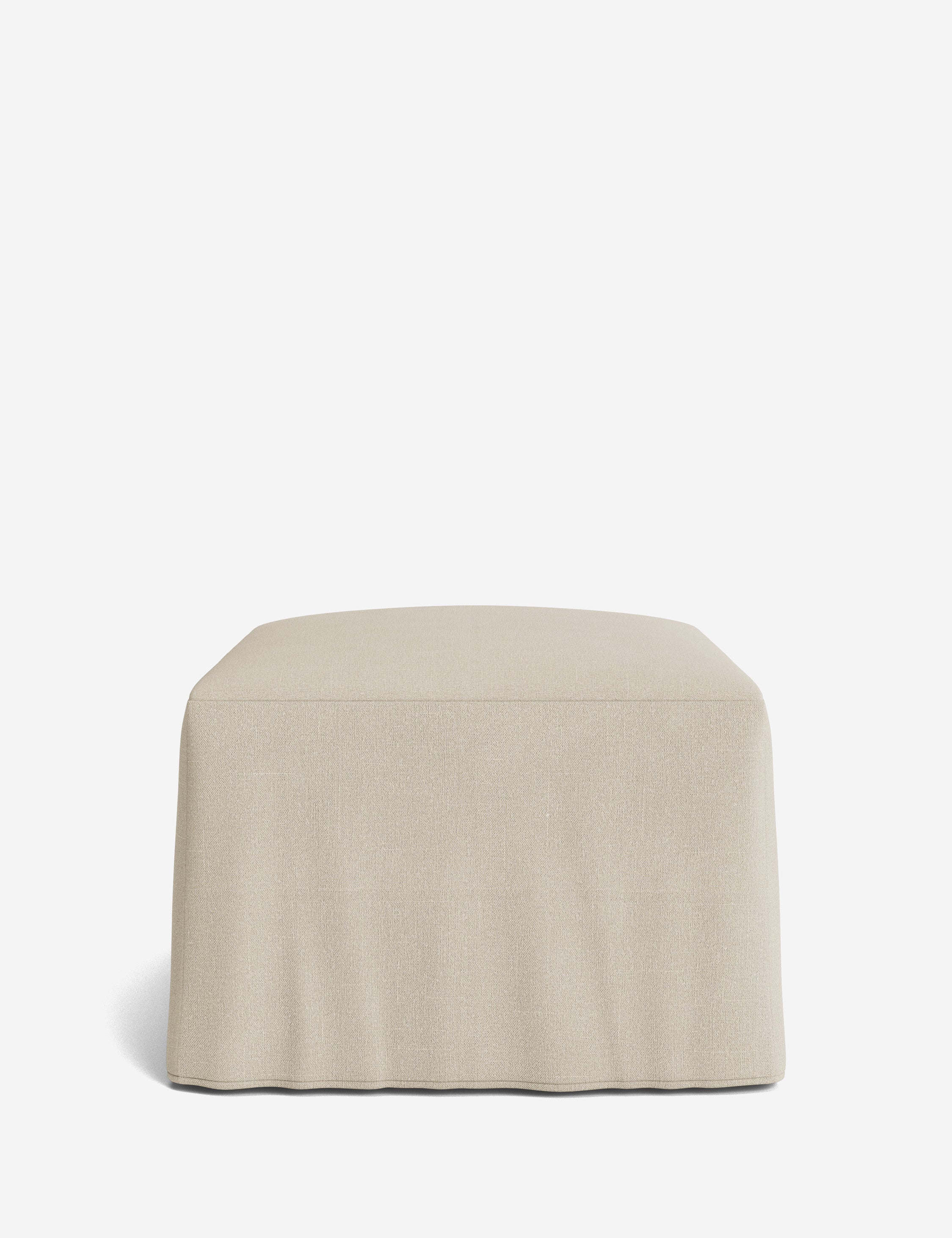 Lulu and Georgia Portola Slipcover Ottoman - view 177