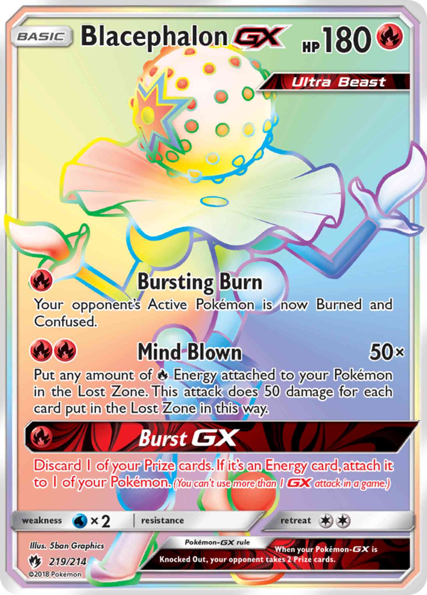Rare secret sm8-219 – Pokémon Blacephalon-GX - 219/214 - Rare Secret [sm8-219] [Secret]