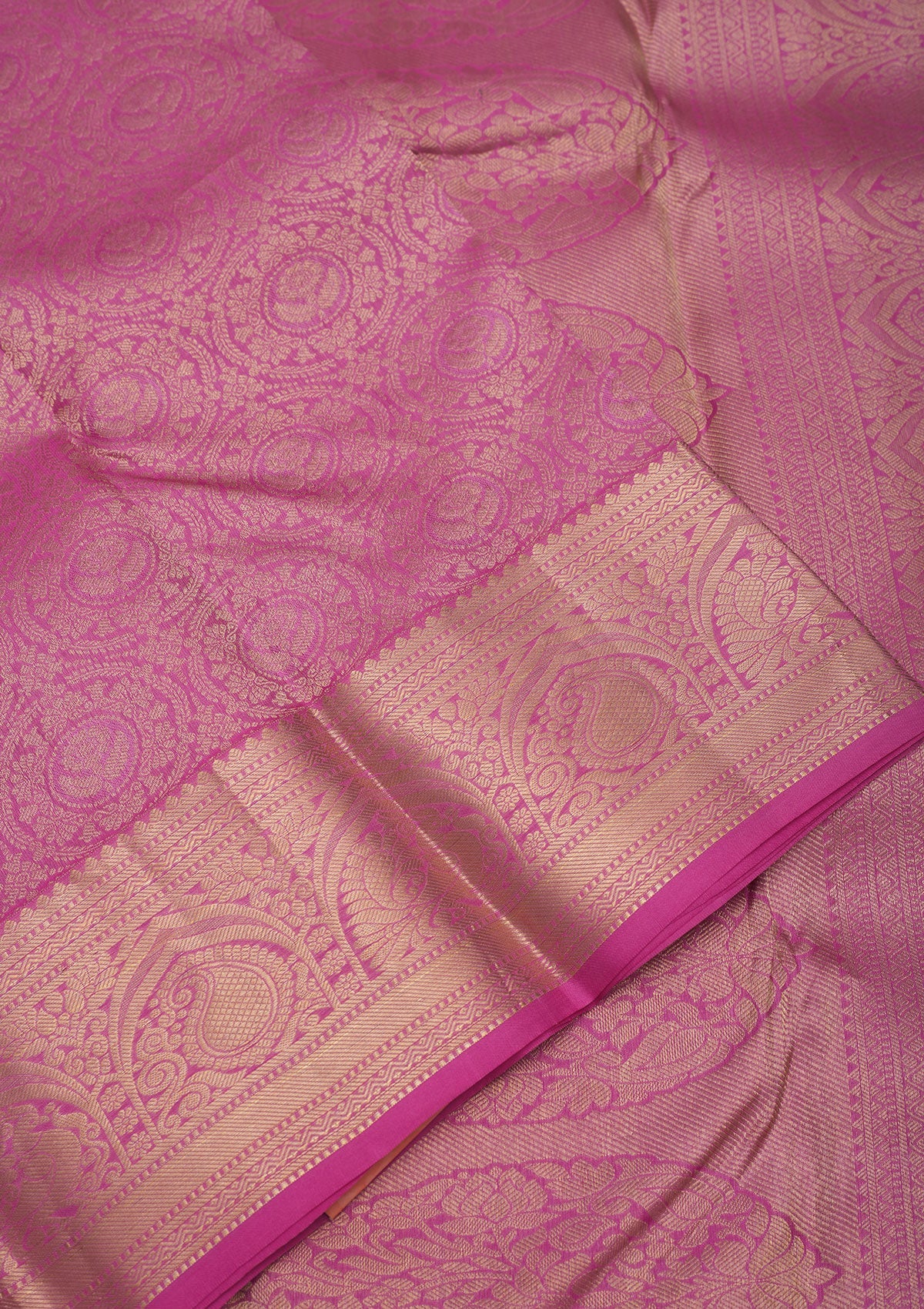 Koskii Pink Zariwork Pure Silk Saree – Women's - view 3