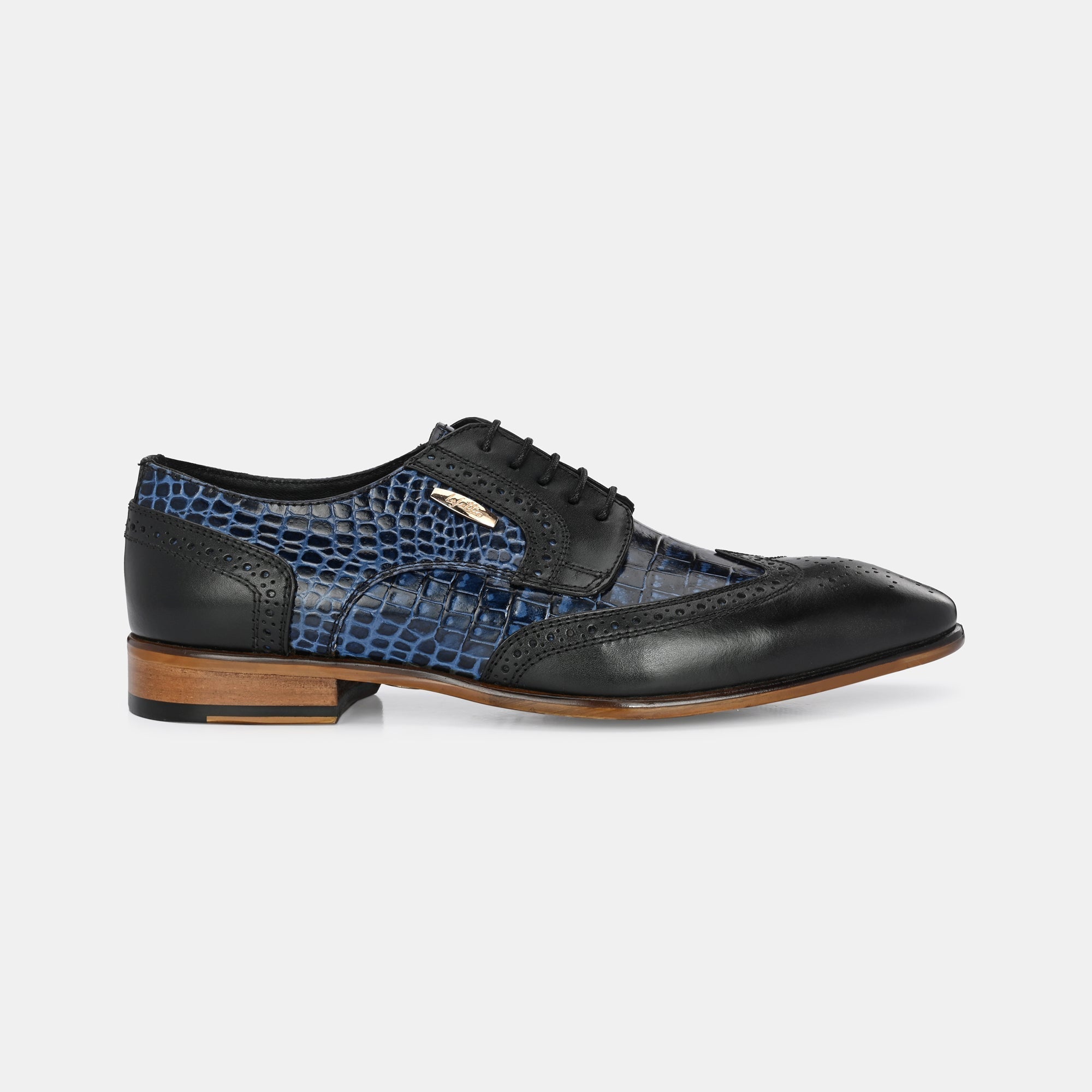 Colour-Blocked Lace-Up Brogues by Lafattio - view 8