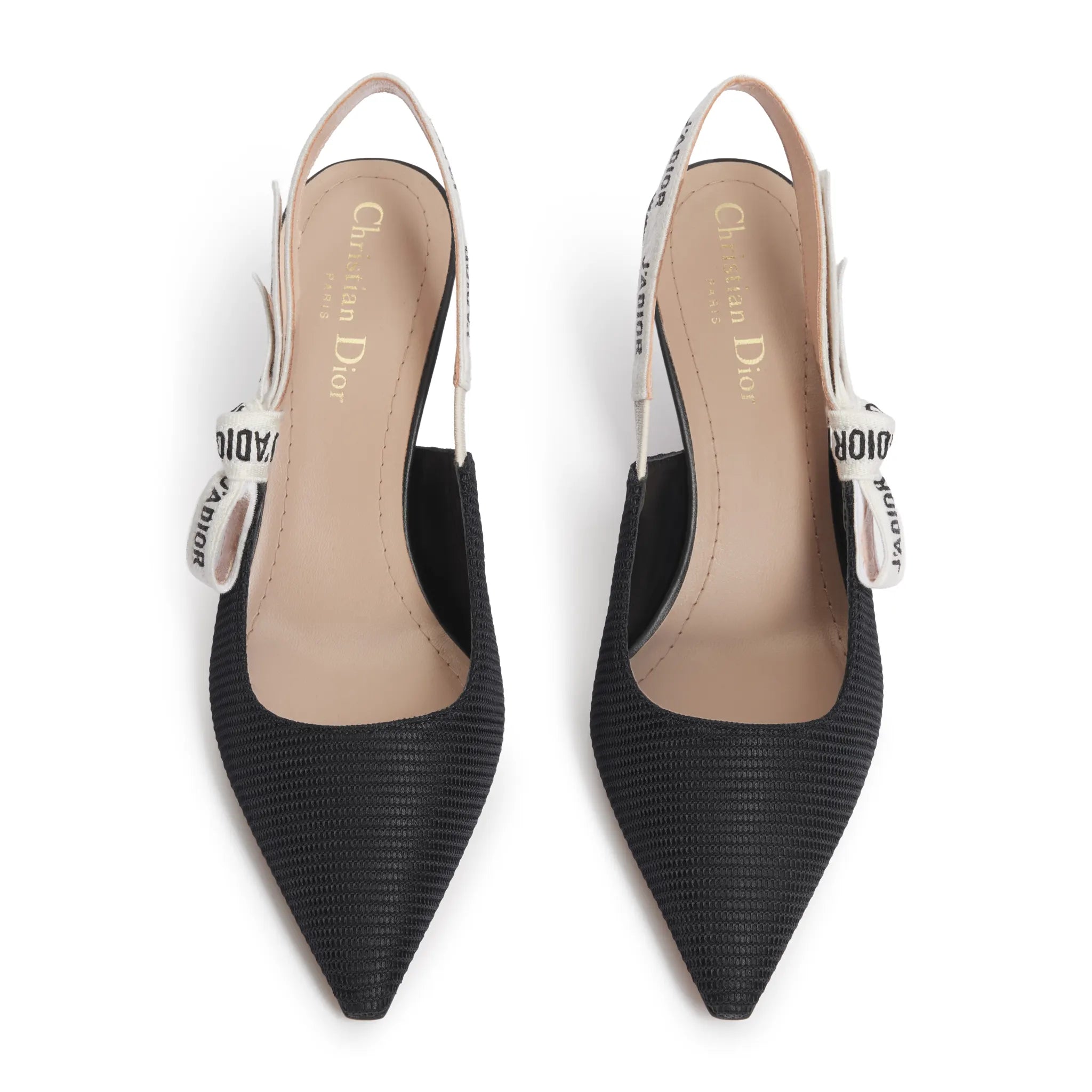Dior J'Adior Technical Fabric Black Slingback Pump - view 2