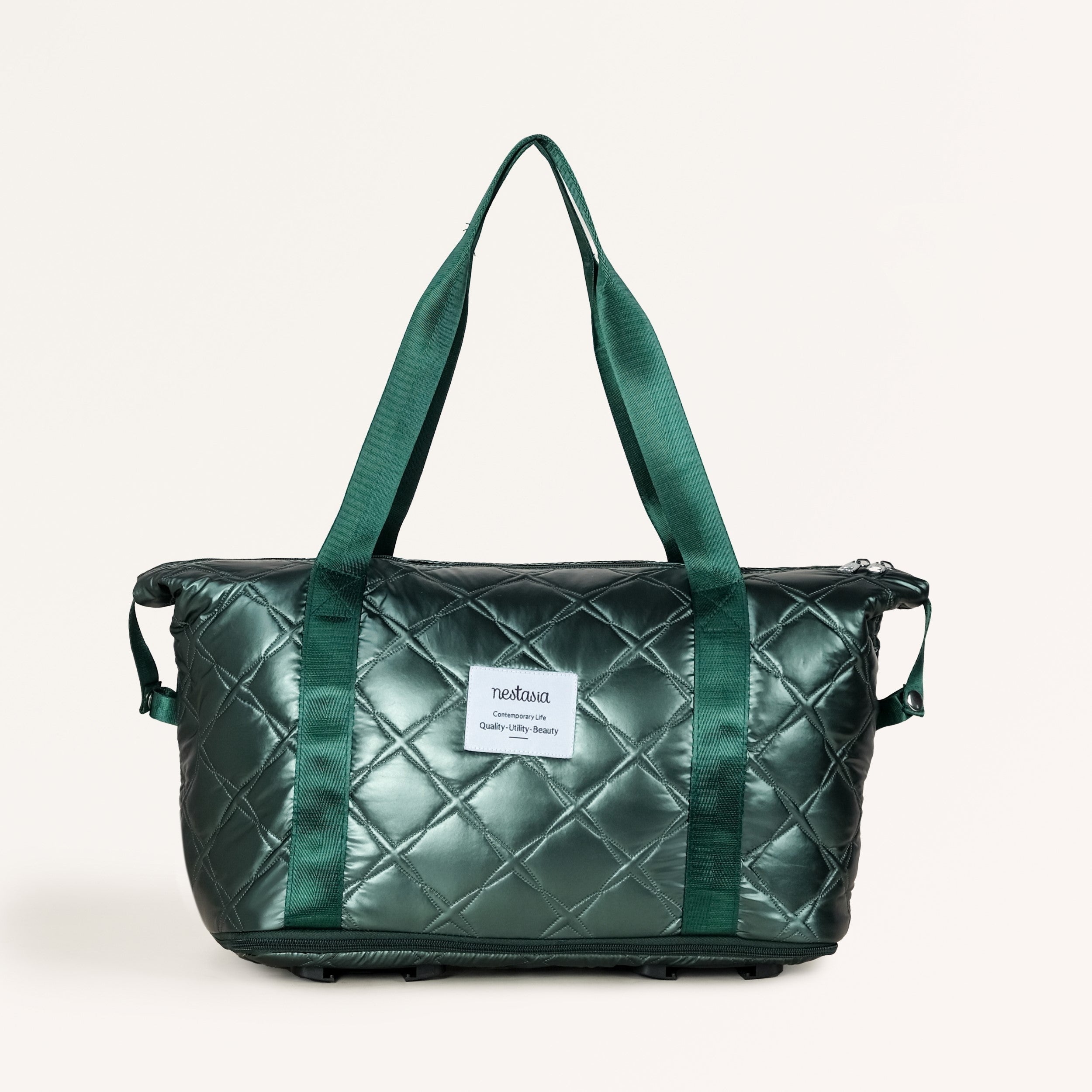 Nestasia Expandable Movo Travel Bag With Removable Wheels Metallic Green - view 10