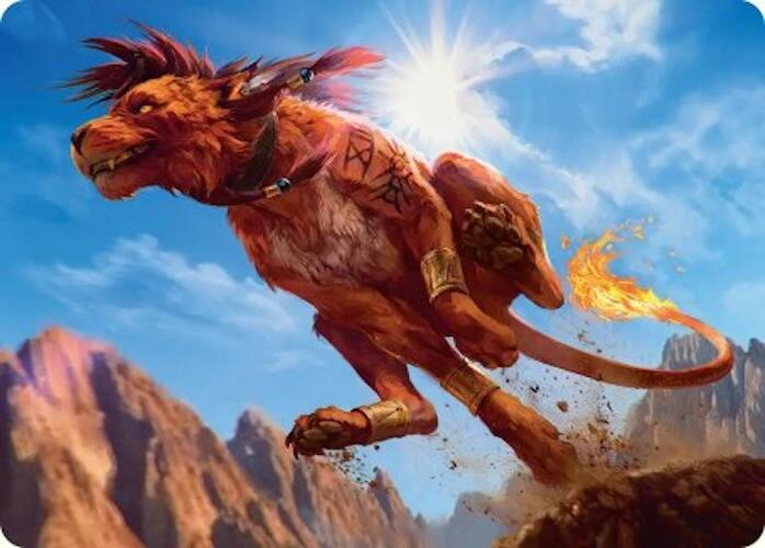 Red xiii proud – Magic 30/53 - Red XIII, Proud Warrior Art Card [FINAL FANTASY: Art Series] [Non-Stamped]