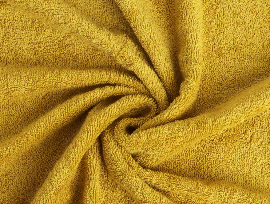 Spaces India Mustard - Dark Yellow 100% Cotton Bath Towel - Atrium By Spaces - view 4
