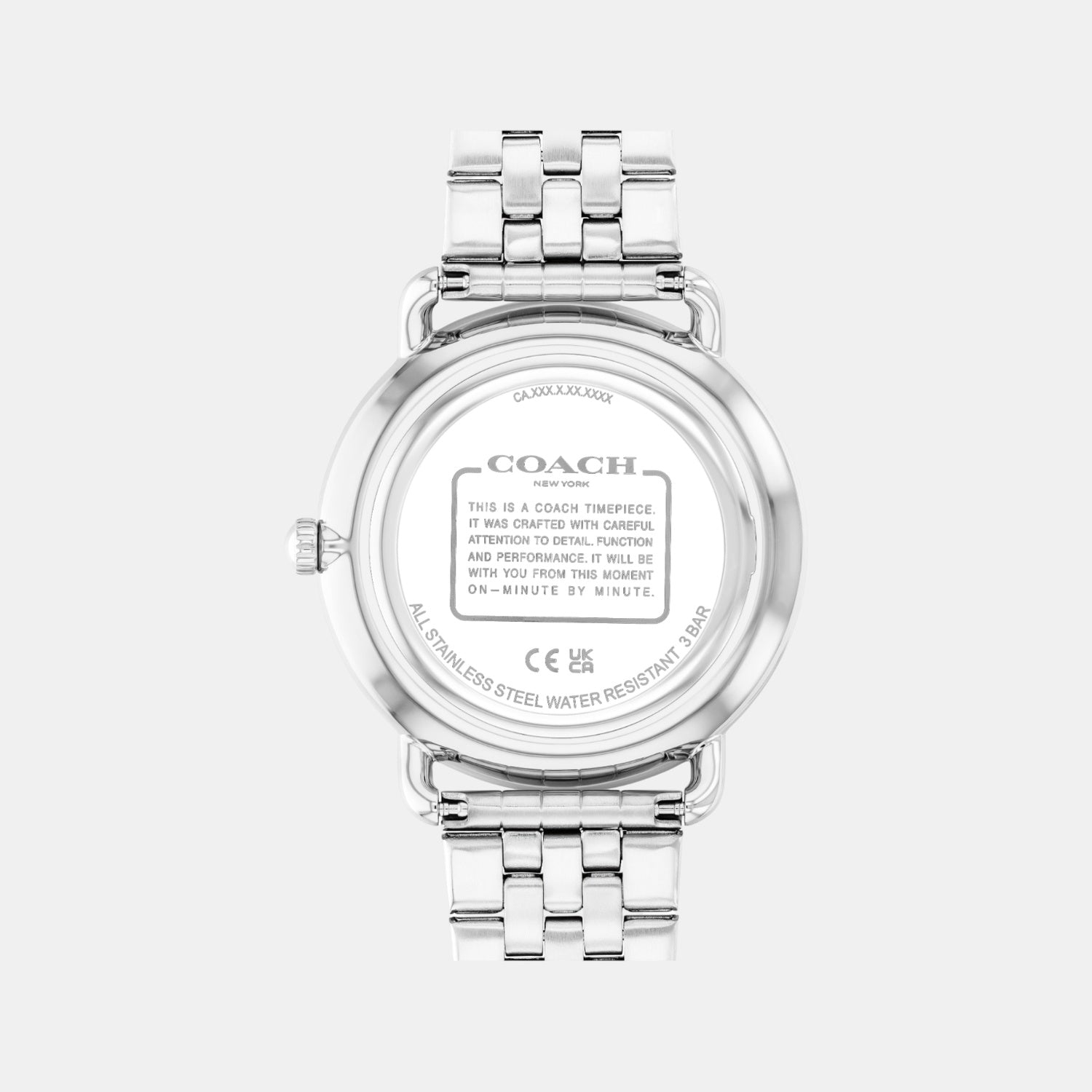 Coach Elliot Men Quartz Black Dial Analog Stainless Steel Watch 14602750 - view 3