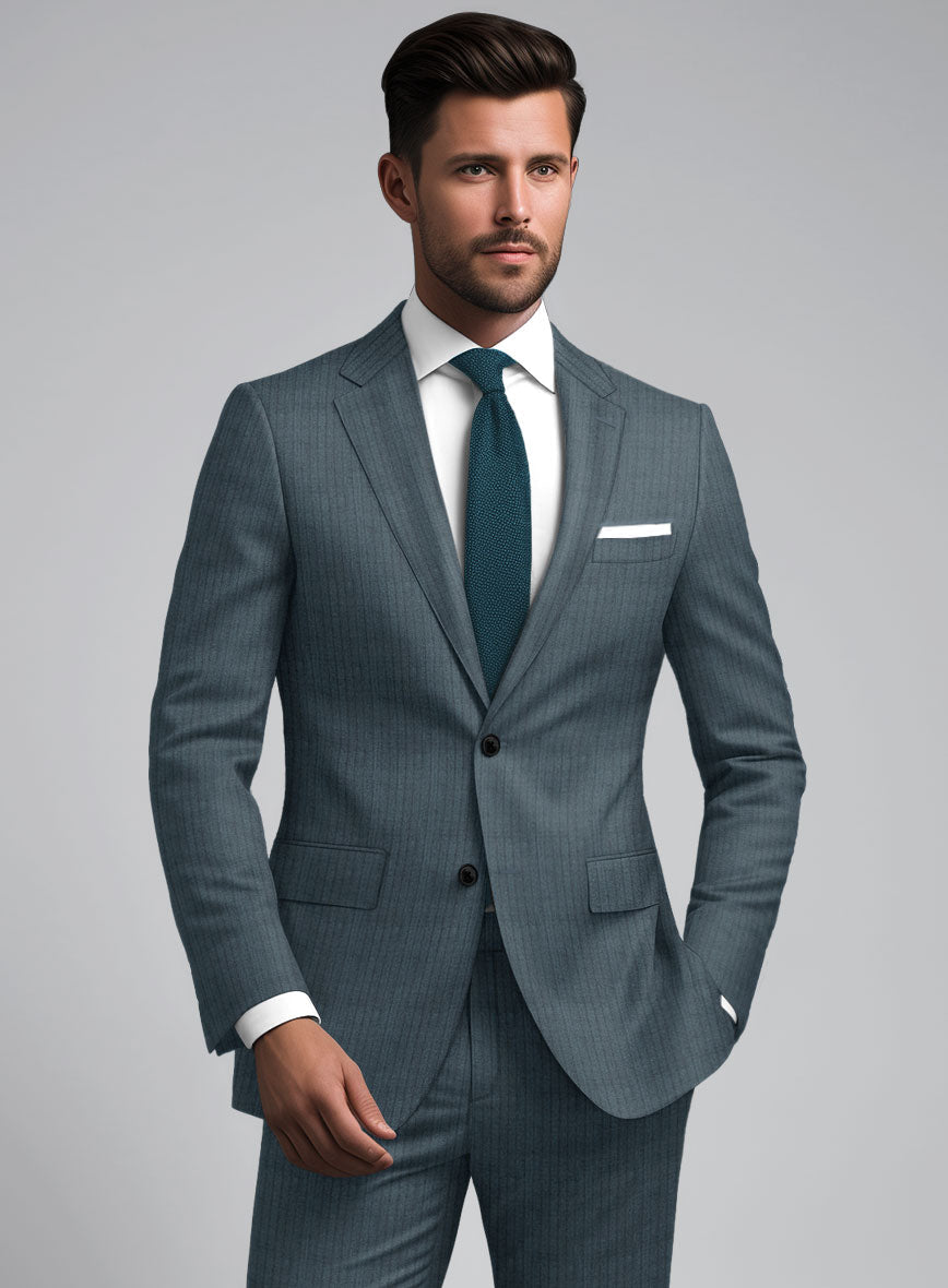 StudioSuits Reda Tibaro Blue Stripe Wool Jacket - view 2