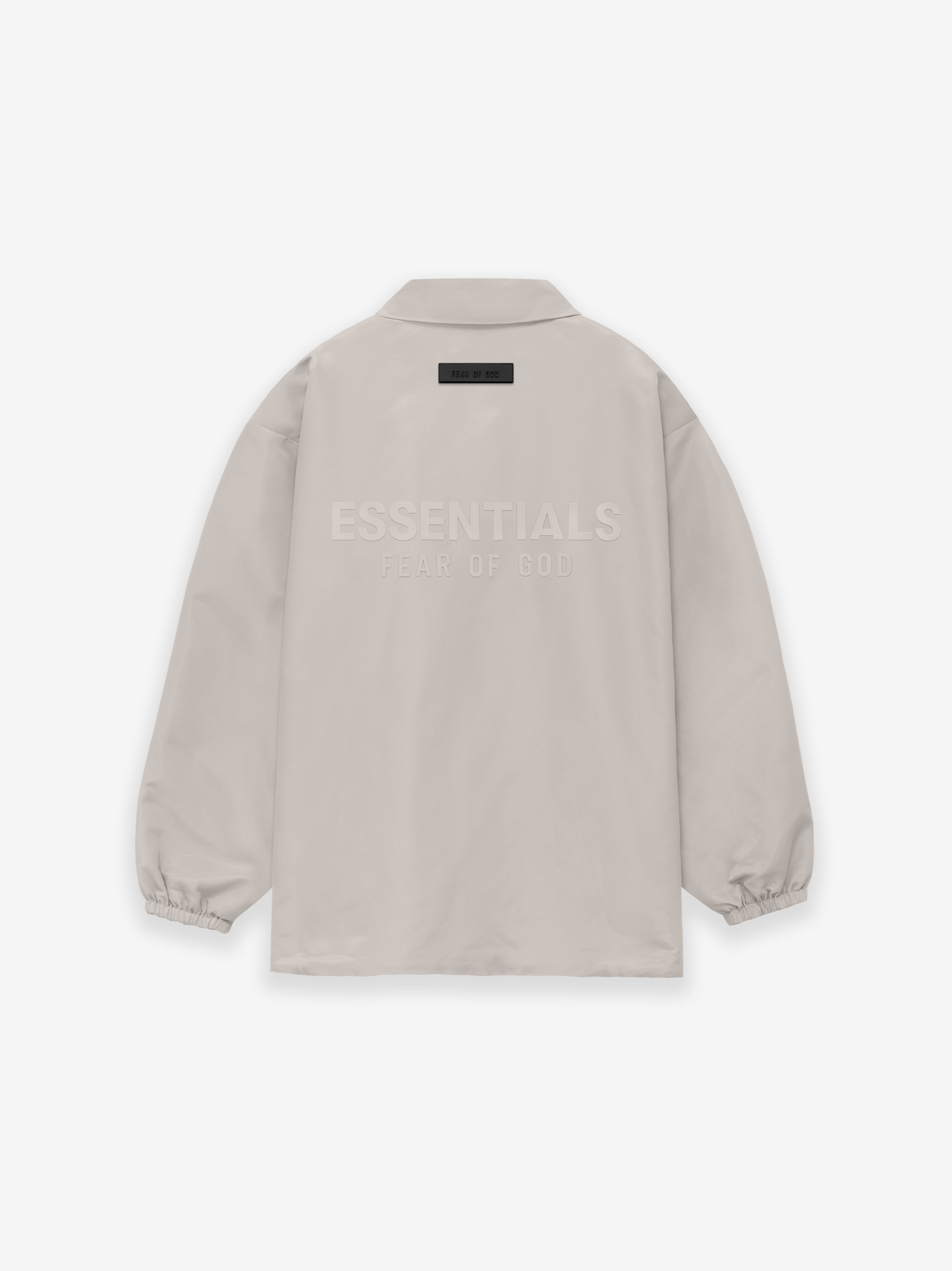 ESSENTIALS Kids Coaches Jacket – Silver Cloud - view 2
