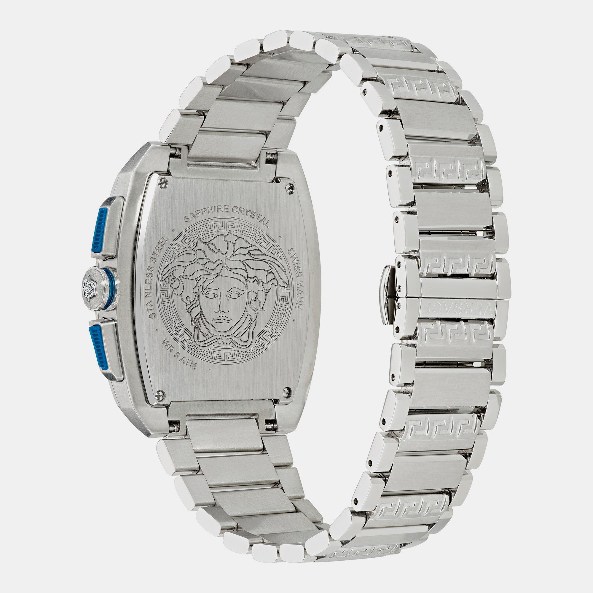 Versace Dominus Men Quartz Blue Dial Chronograph Stainless Steel Watch VE6H00423 - view 2