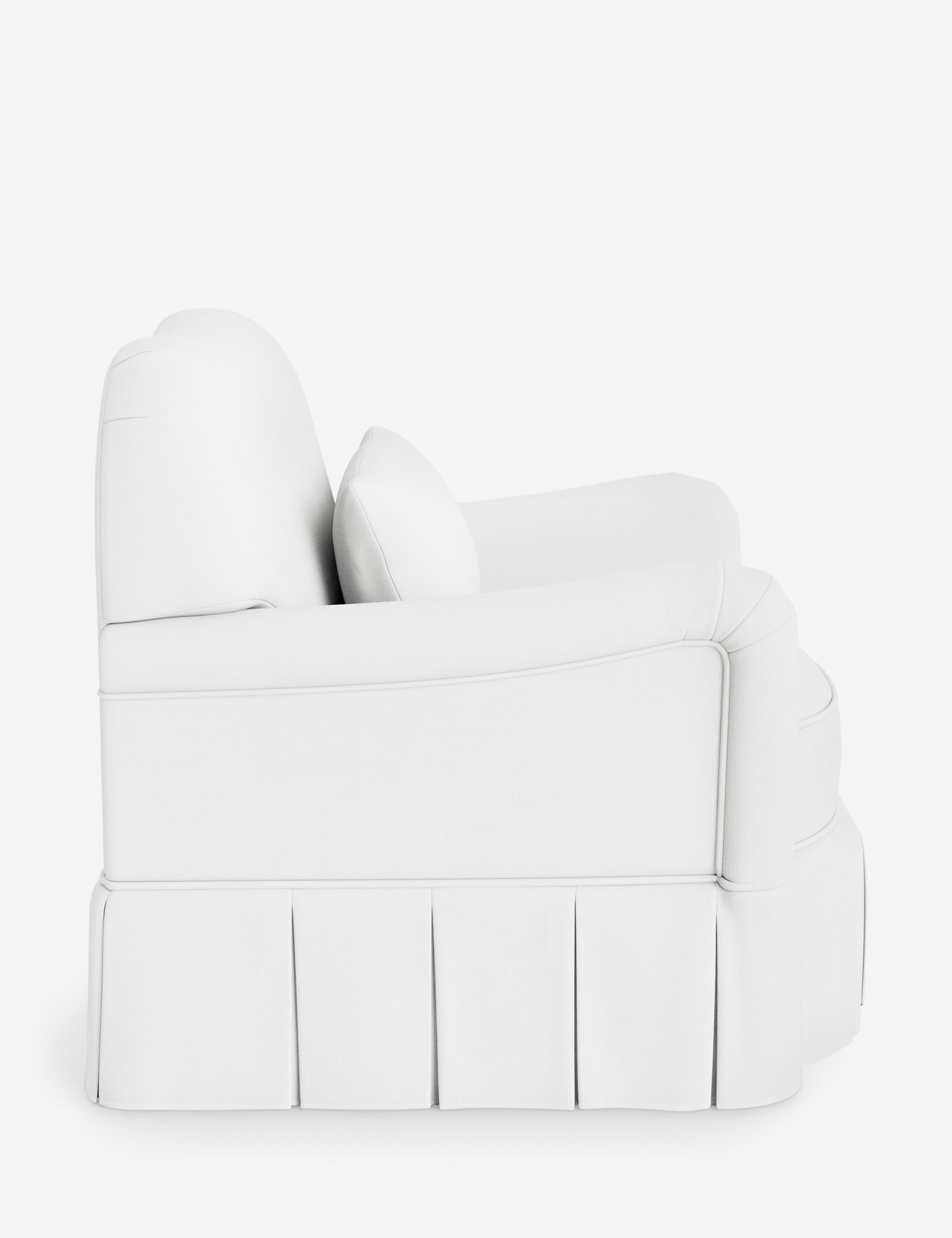 Lulu and Georgia Middleton Skirted Accent Chair by Ginny Macdonald - view 155
