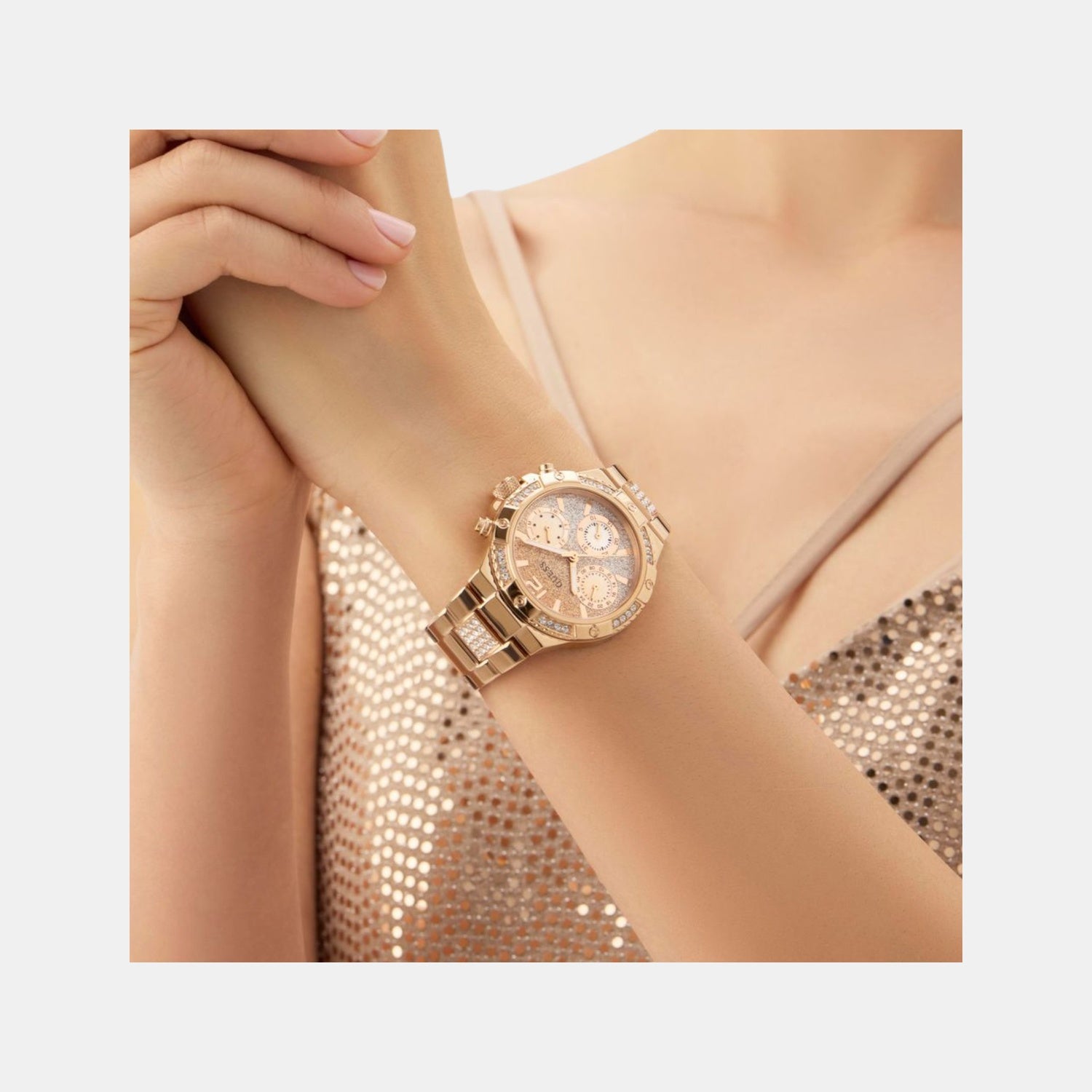 Guess Harlow Women Quartz Ombre Dial Multi-Function Stainless Steel Watch GW0950L4 - view 6