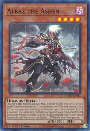 Yu-Gi-Oh! Albaz the Ashen - POTE-EN011 - Super Rare - Unlimited