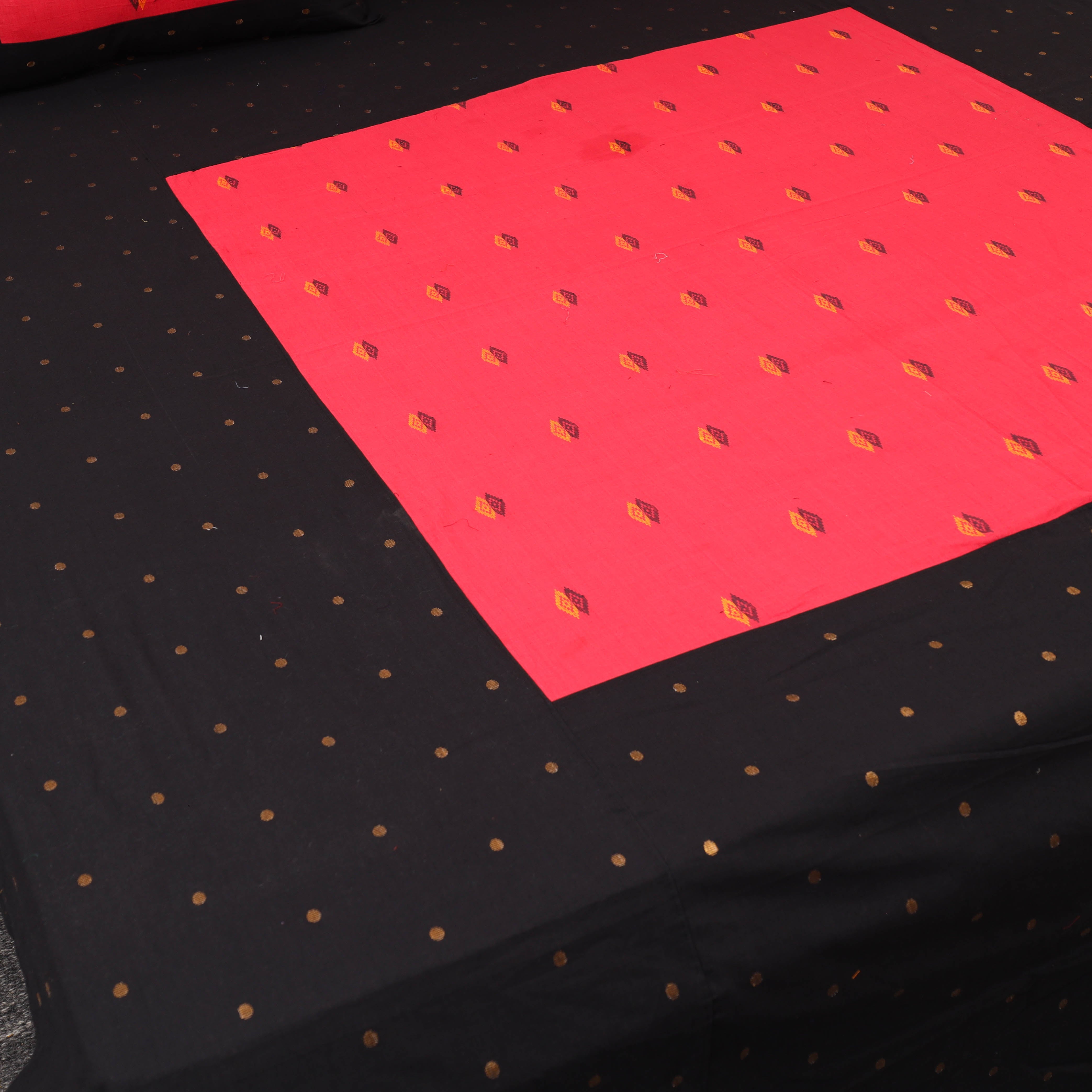 SOUTH KARGHA Black - Patchwork Cotton Double Jacquard Bedsheet Set 25 - view 3