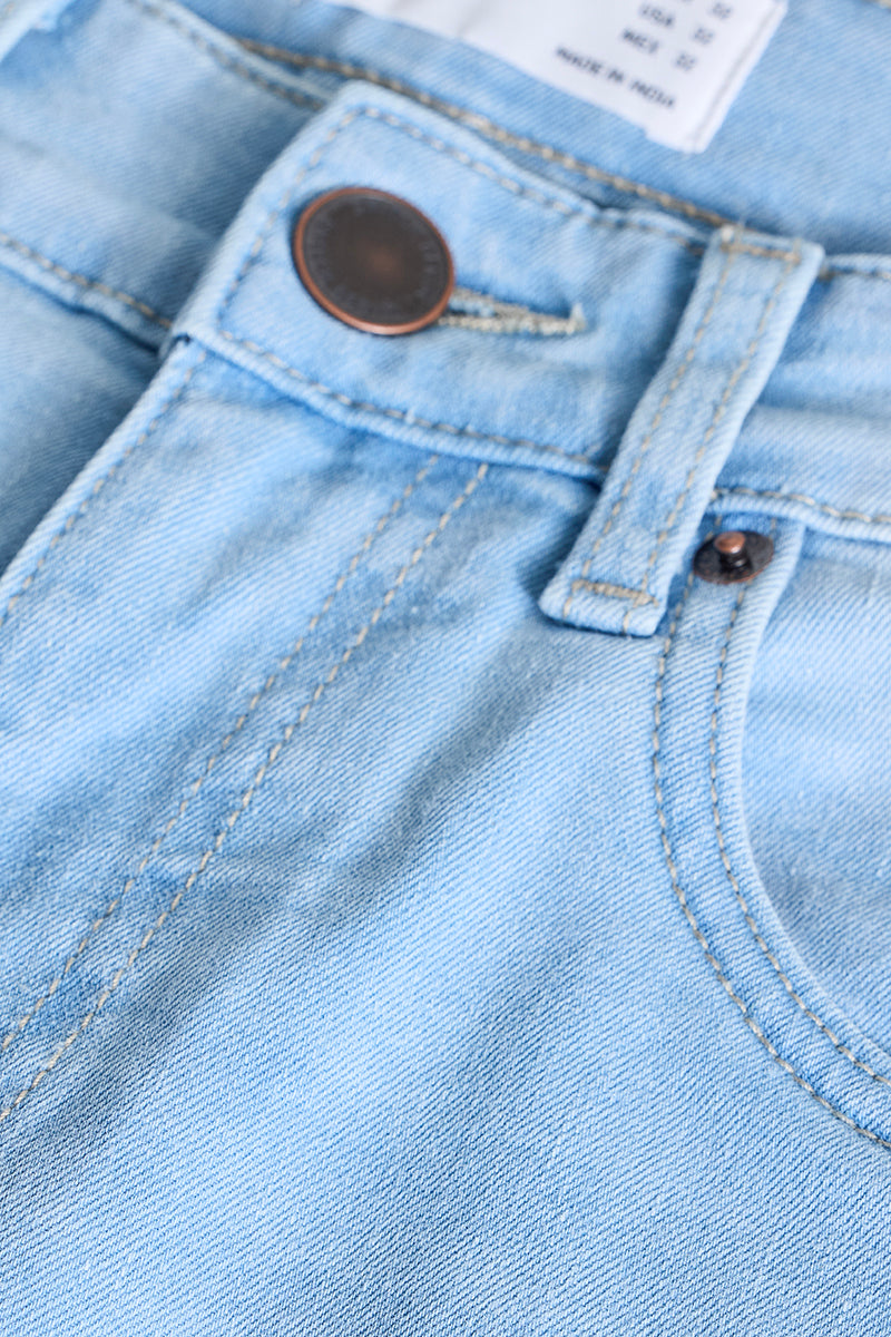 SNITCH Light Blue Tapered Fit Jeans - view 2