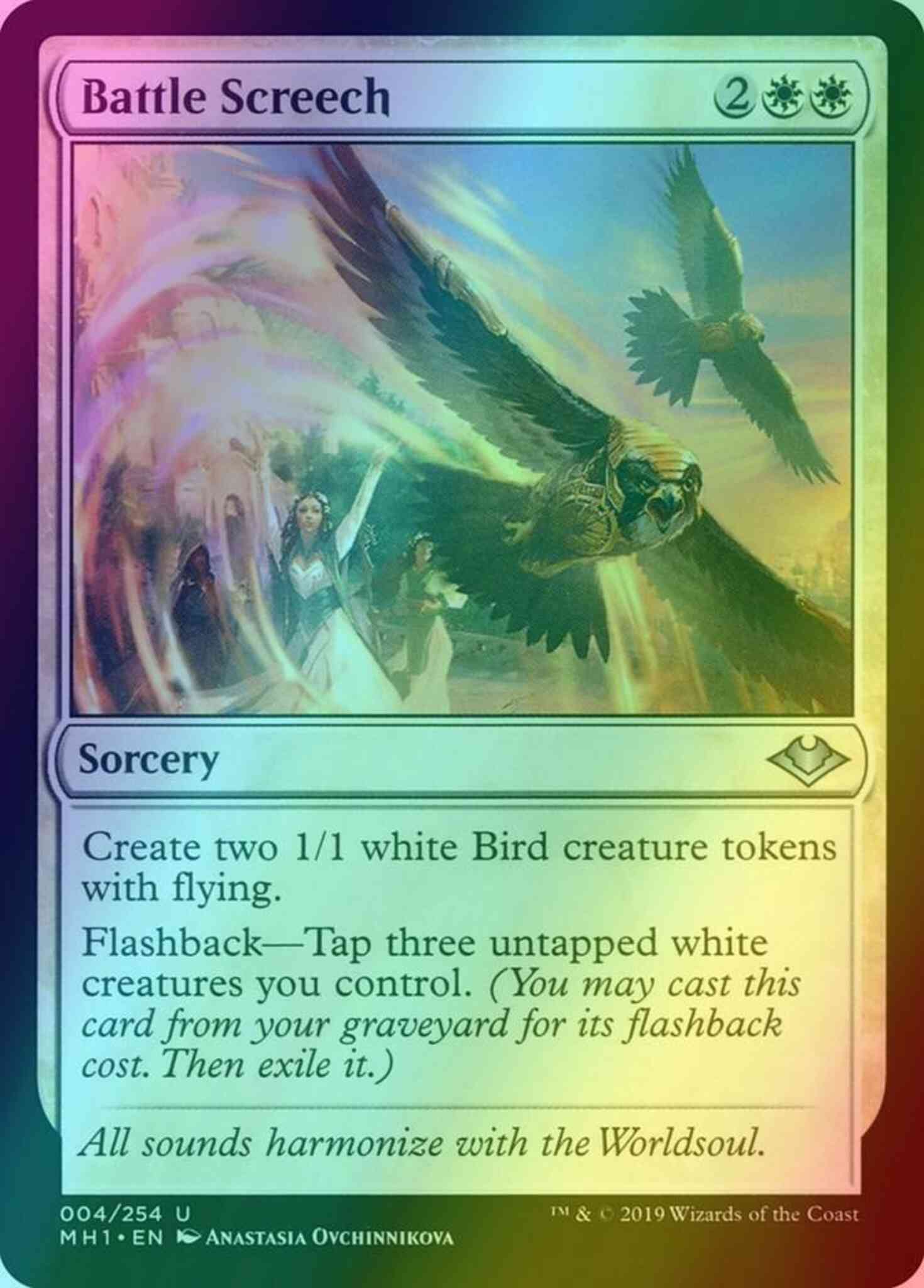 Battle screech 4 – Magic Battle Screech [4] [Modern Horizons] [Foil]
