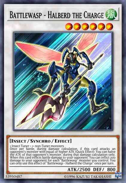 Yu-Gi-Oh! Battlewasp - Halberd the Charge - BLHR-EN037 - Ultra Rare - 1st Edition