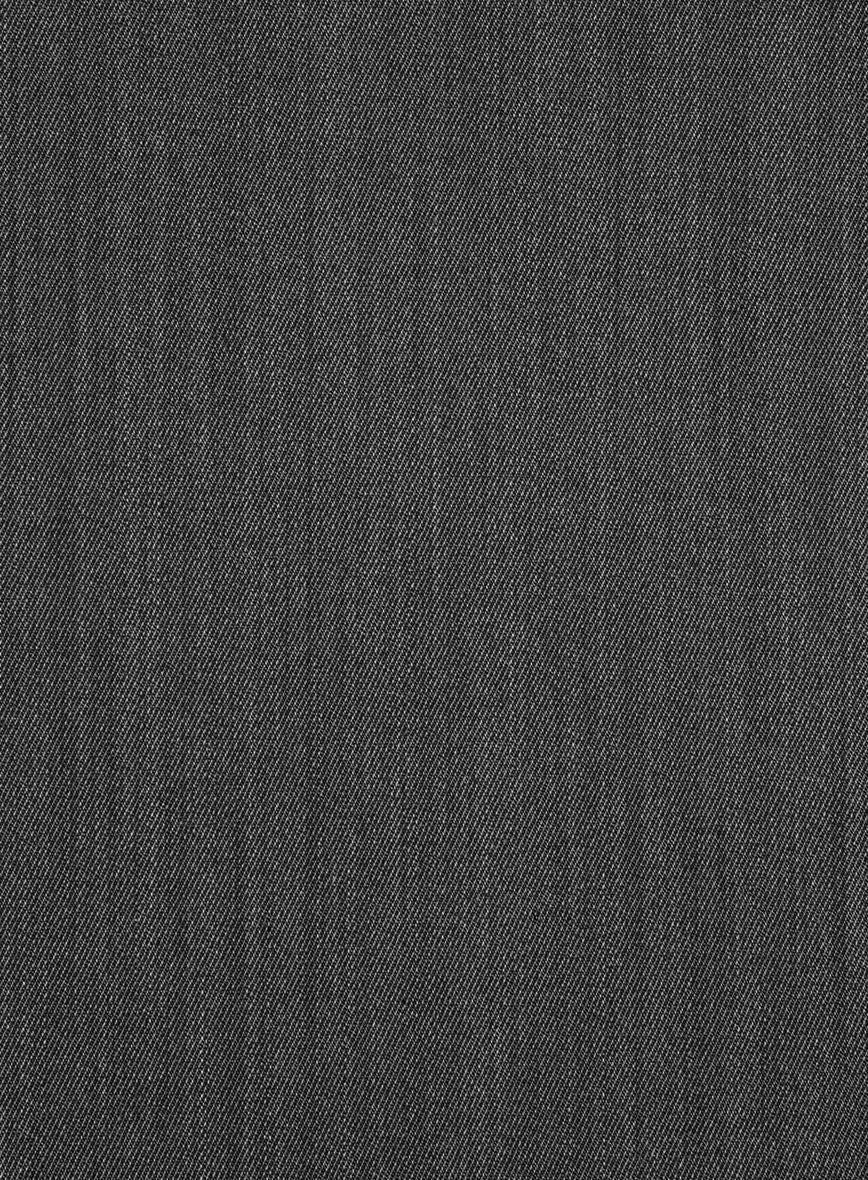StudioSuits Cavalry Twill Dark Gray Wool Pants - view 2