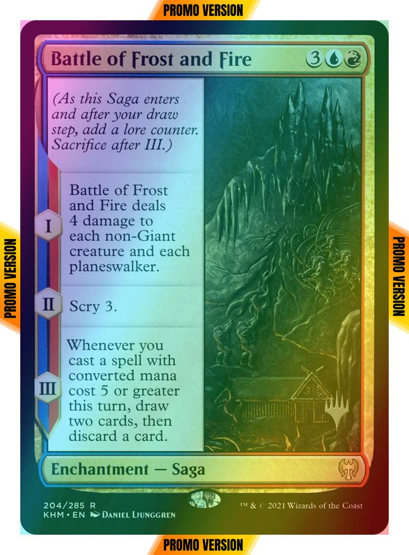 Magic Battle of Frost and Fire [Promo Pack] [204p] [Kaldheim Promos] [Foil]