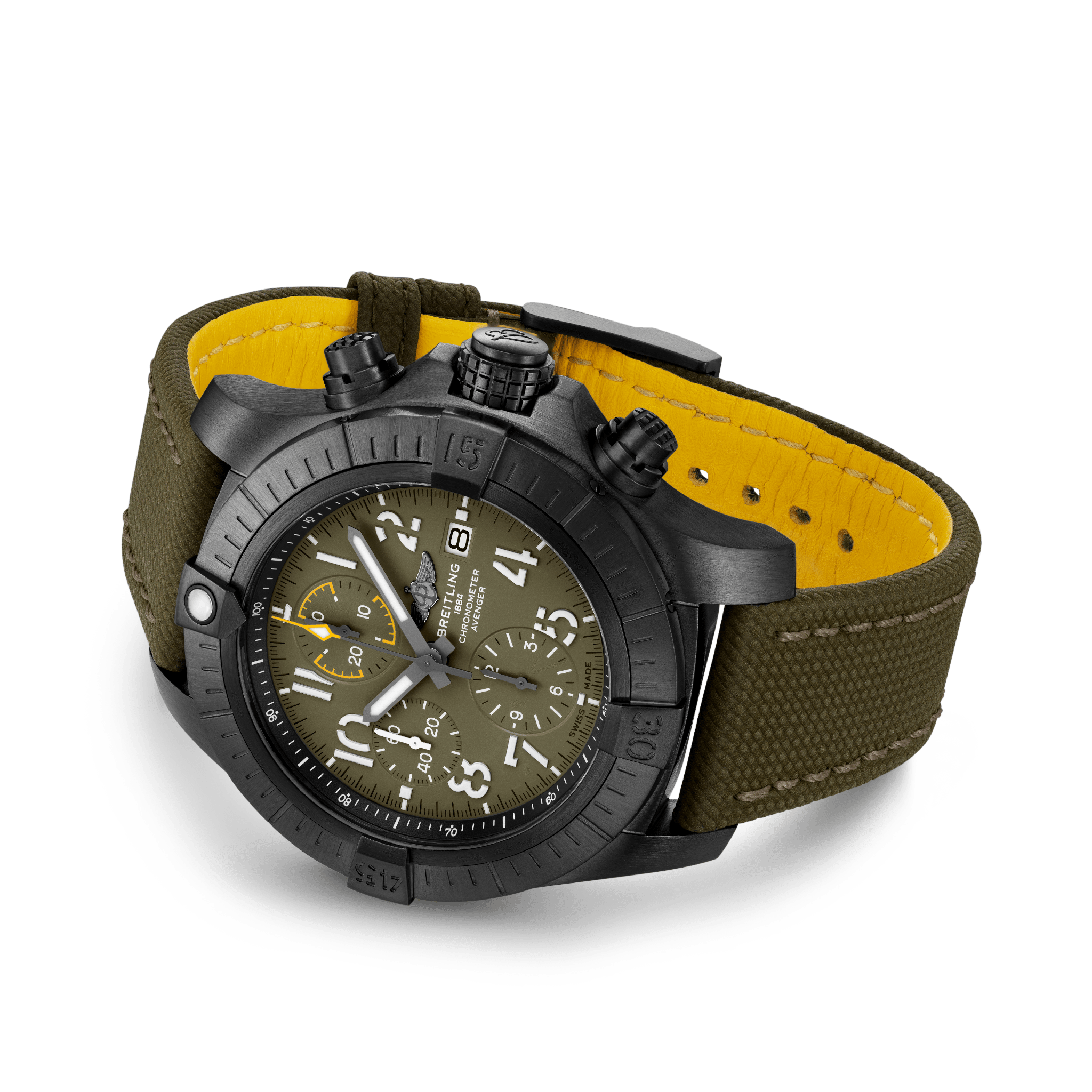 Breitling Avenger Chronograph Night Mission Green Dial Men 45mm - view 2