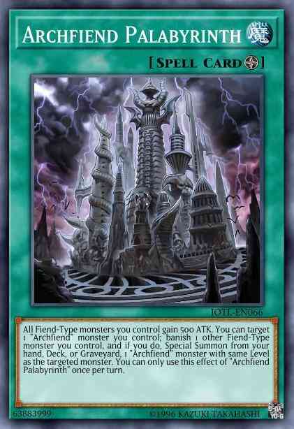 Yu-Gi-Oh! Archfiend Palabyrinth - MP14-EN105 - Rare - 1st Edition