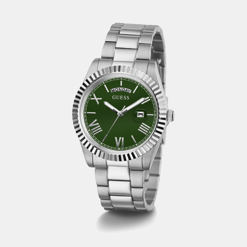 Guess Connoisseur Men Quartz Green Dial Analog Stainless Steel Watch GW0265G10 - view 2