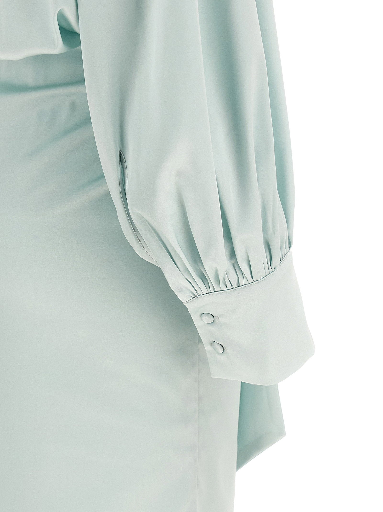 Rotate Birger Christensen Ruched Long Dress - view 4