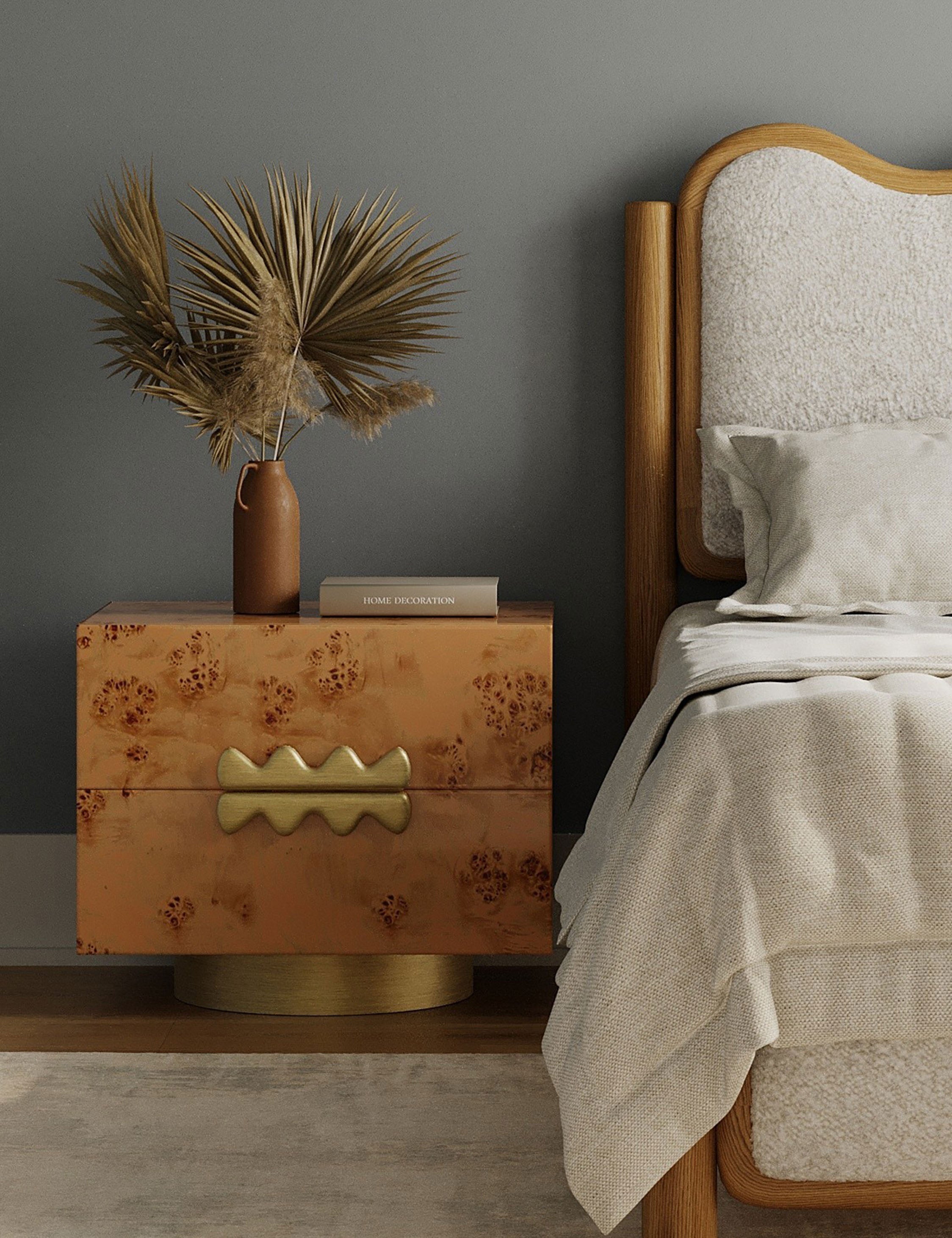 Lulu and Georgia Bertone Nightstand – Natural Burl - view 2