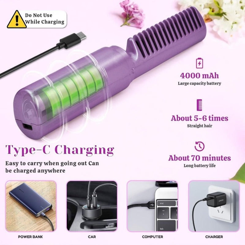 Fab Alchemy Portable Mini Hair Brush - view 4