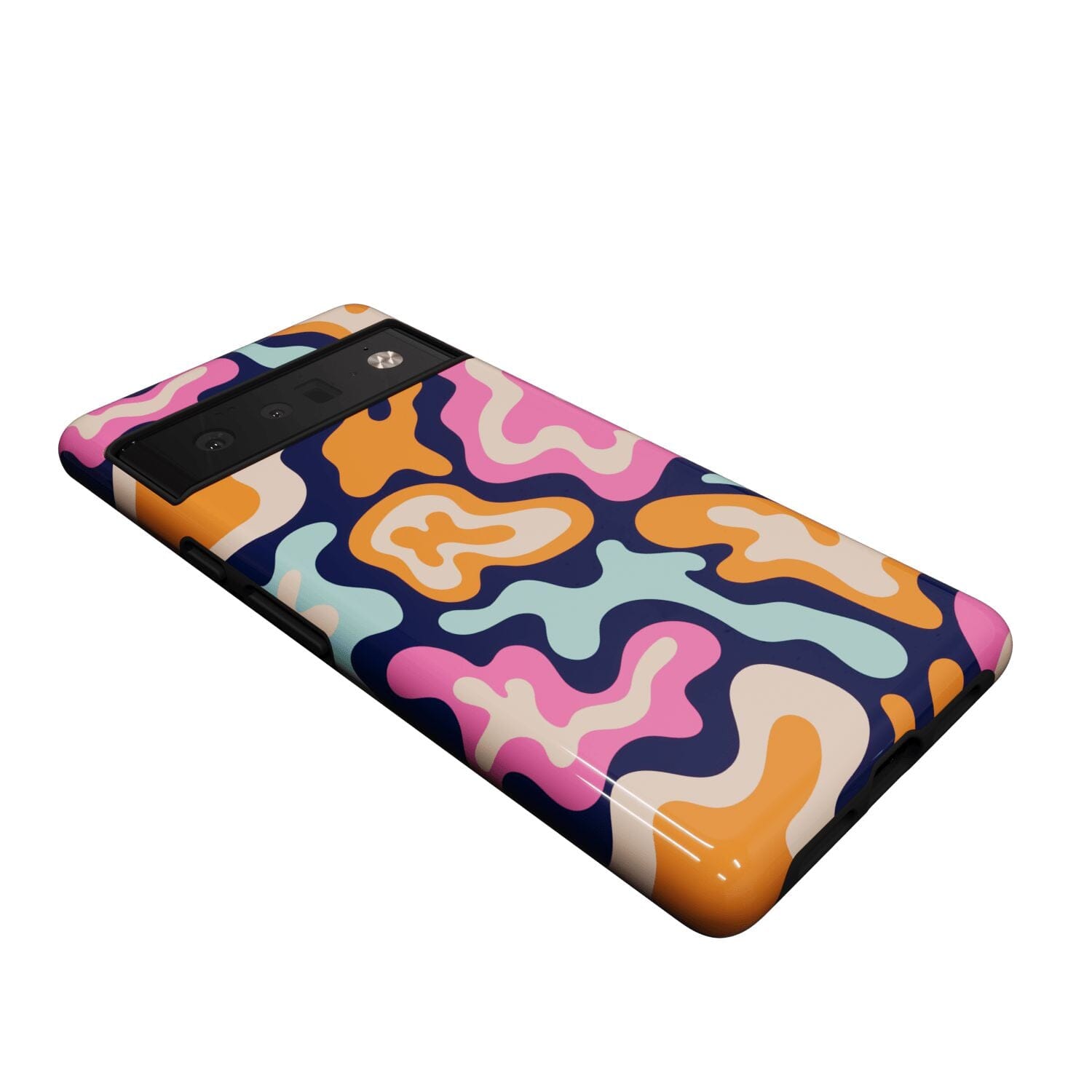 Casetry Midnight Color Splash | Abstract Retro Google Pixel Case - view 5