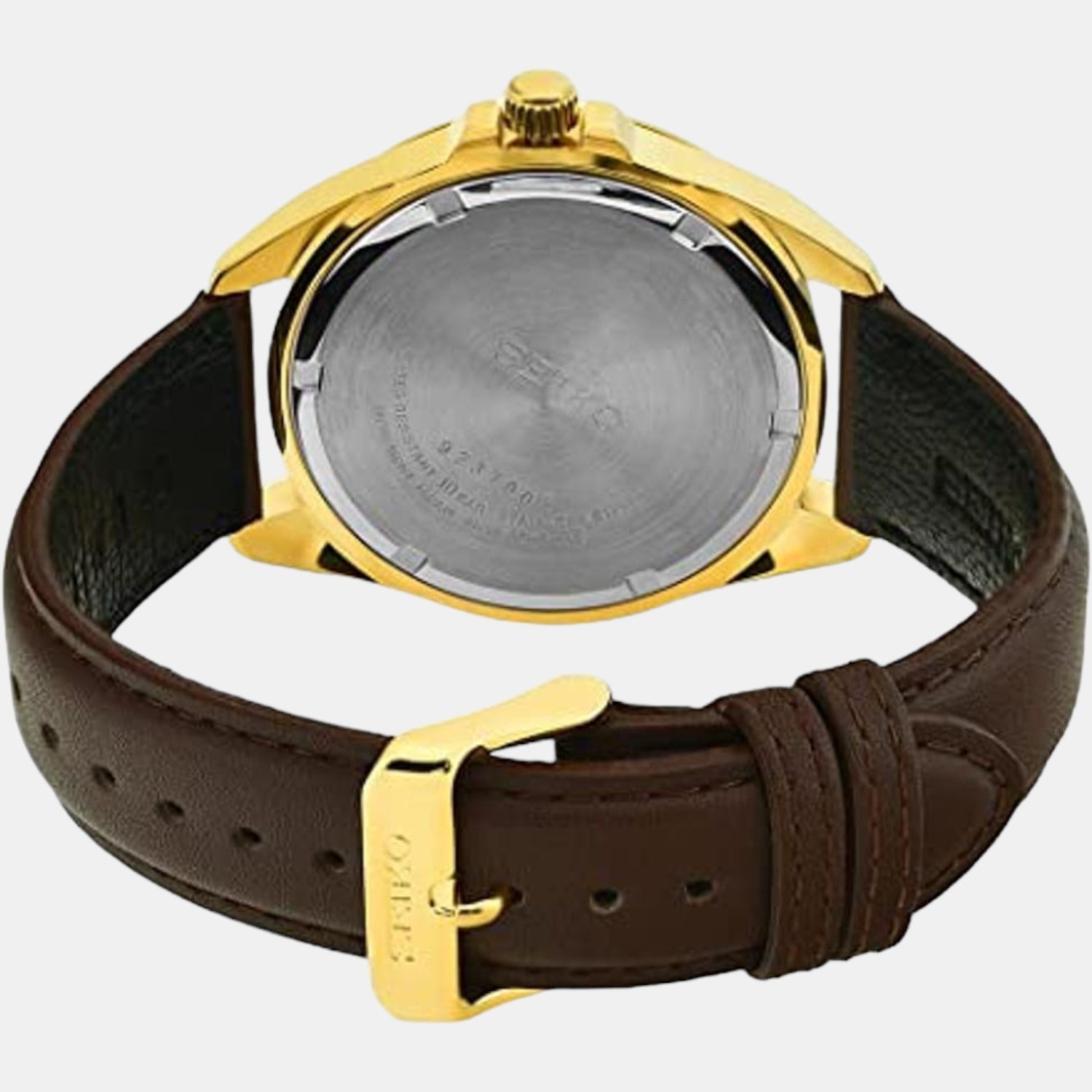 Seiko Dress Men Quartz White Dial Analog Leather Watch SUR216P1 - view 4