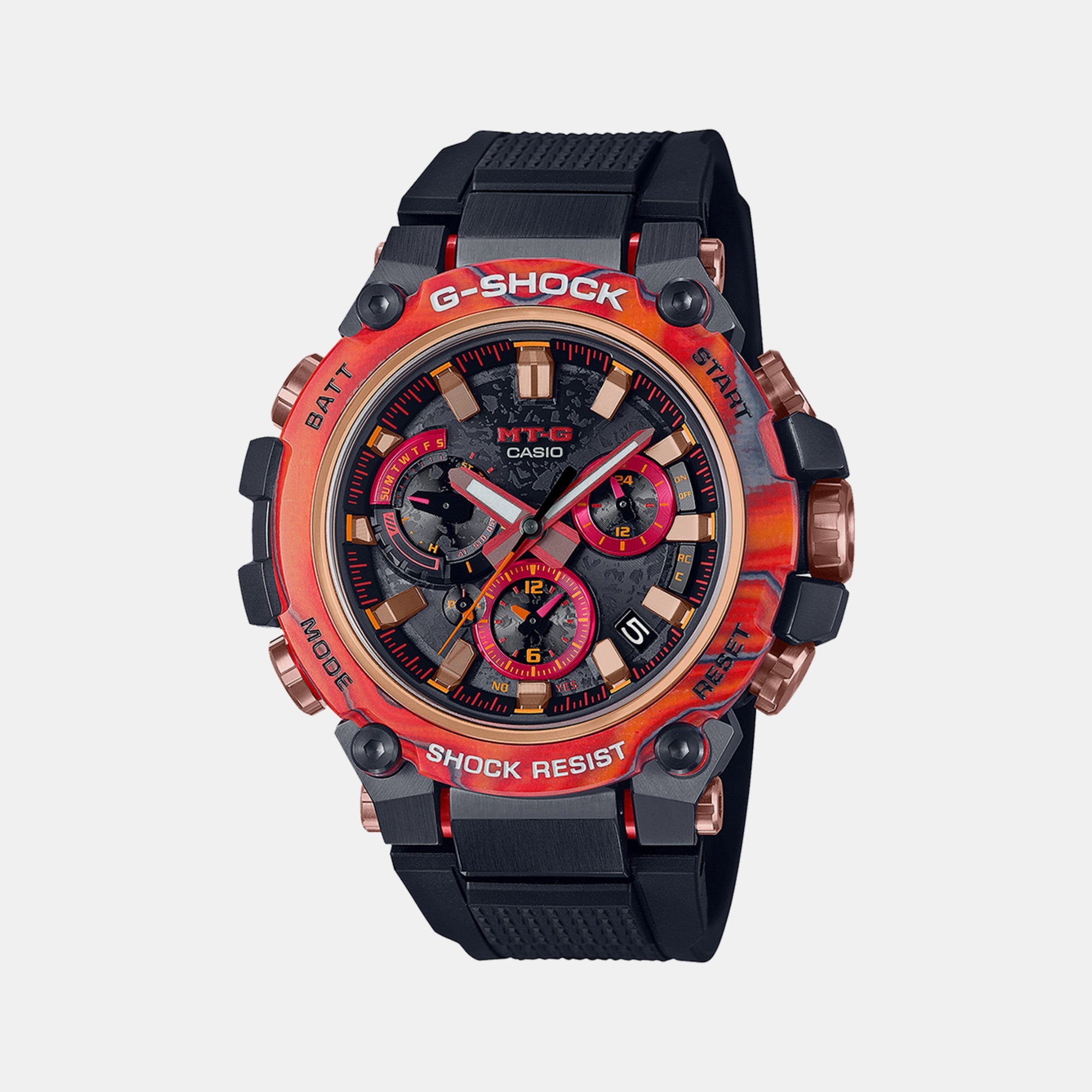 Casio G-Shock Men Quartz Black Dial Analog Resin Watch G1333
