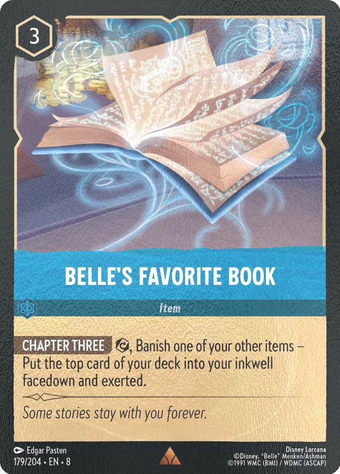 Lorcana Belle's Favorite Book - 179/204 [Reign of Jafar] [Cold Foil]