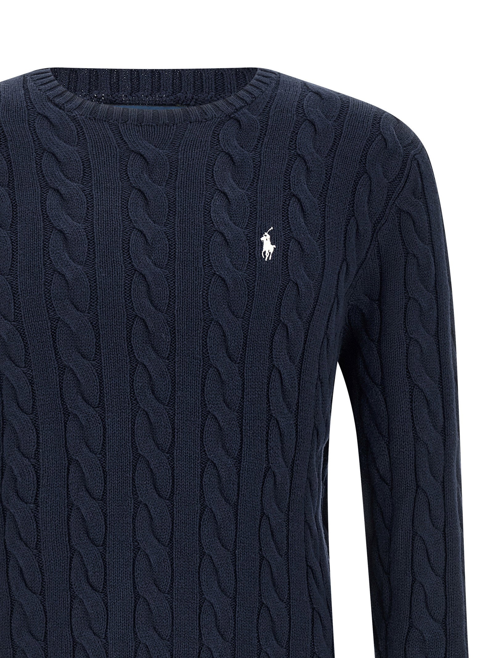 Polo Ralph Lauren Cotton Braided Sweater – 100% cotton - view 3