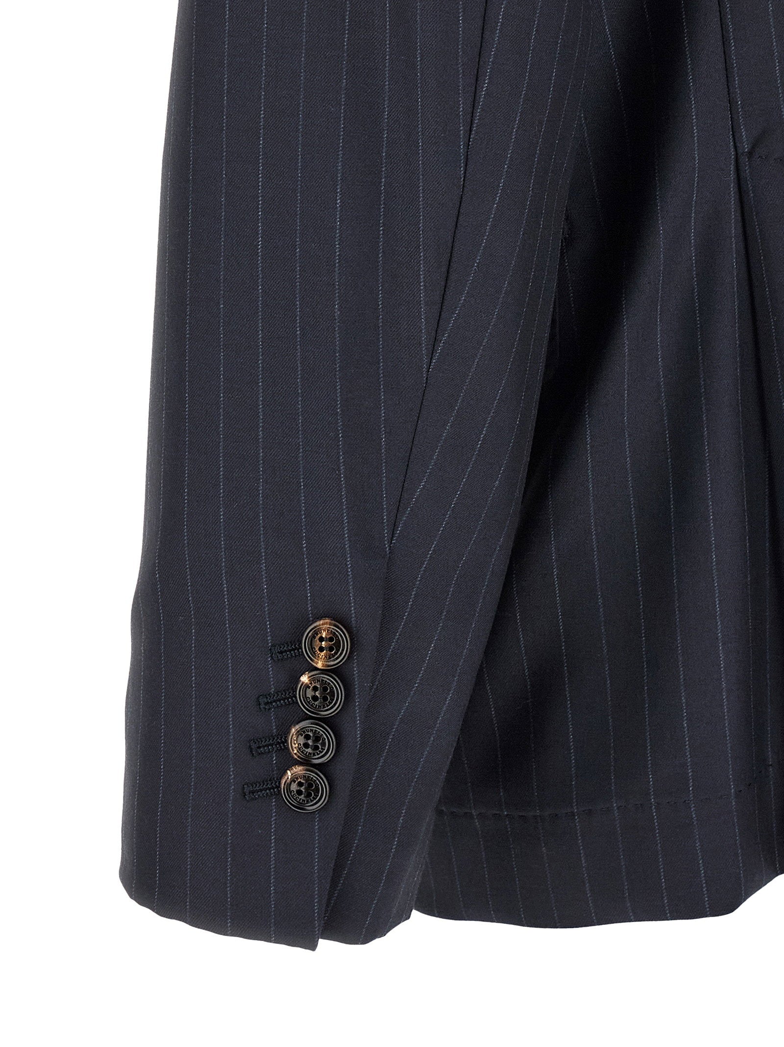 Brunello Cucinelli Pinstripe Batavia Blazer – 100% virgin wool - view 4
