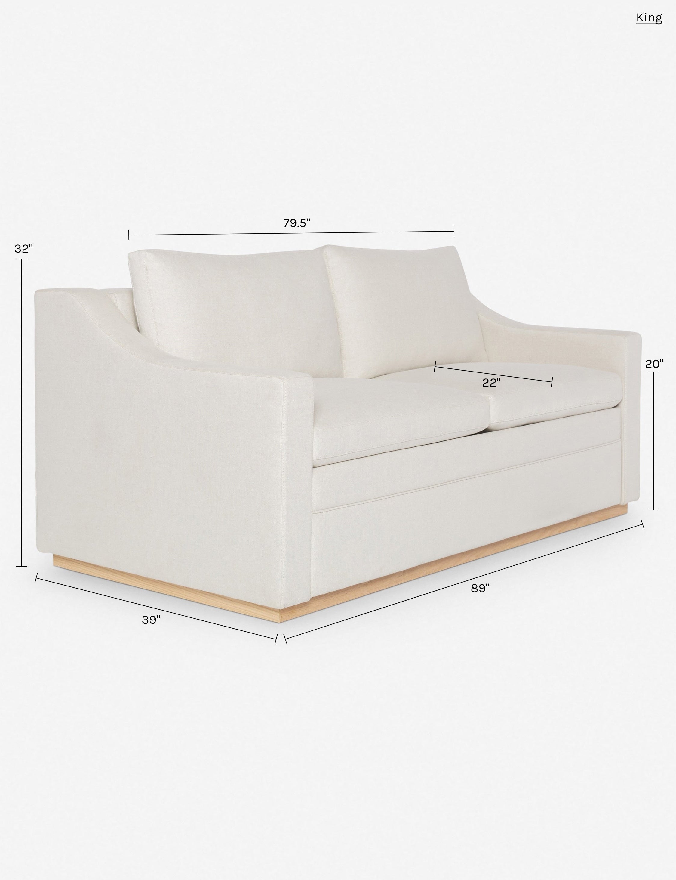 Lulu and Georgia Coniston Sleeper Sofa by Ginny Macdonald - view 125